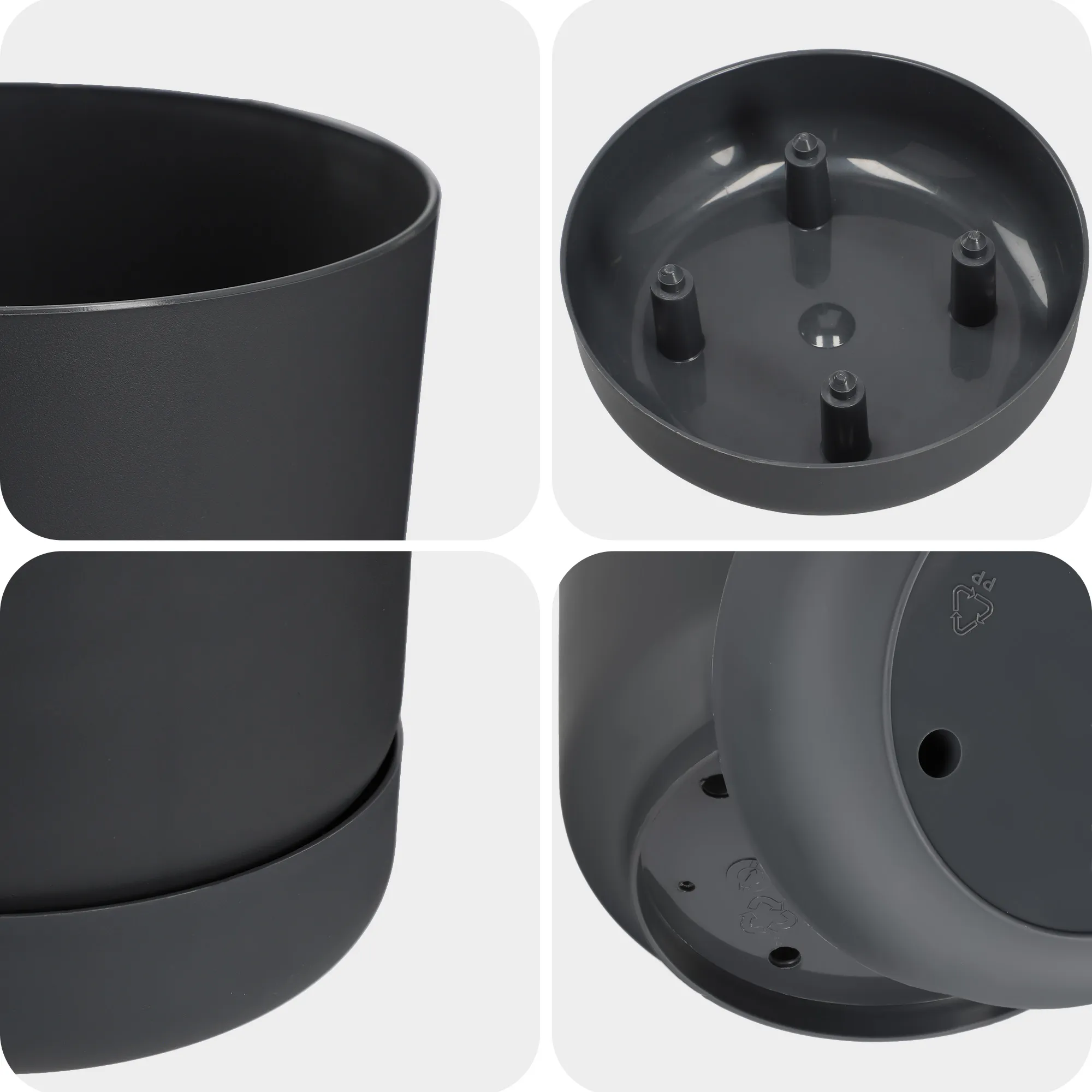 Kama vazonas su lėkštute 25 cm