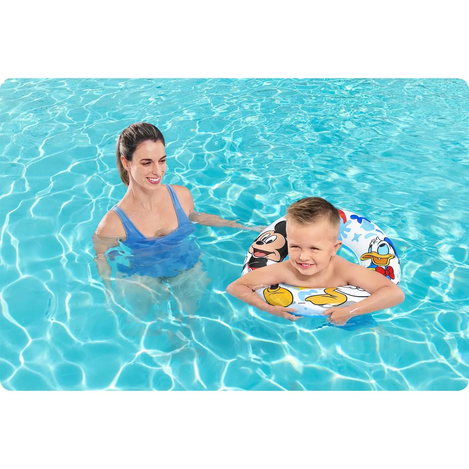 Mikio ir Donaldo plaukimo ratas, 56 cm skersmens, „Bestway 91004“ - nuotrauka 1