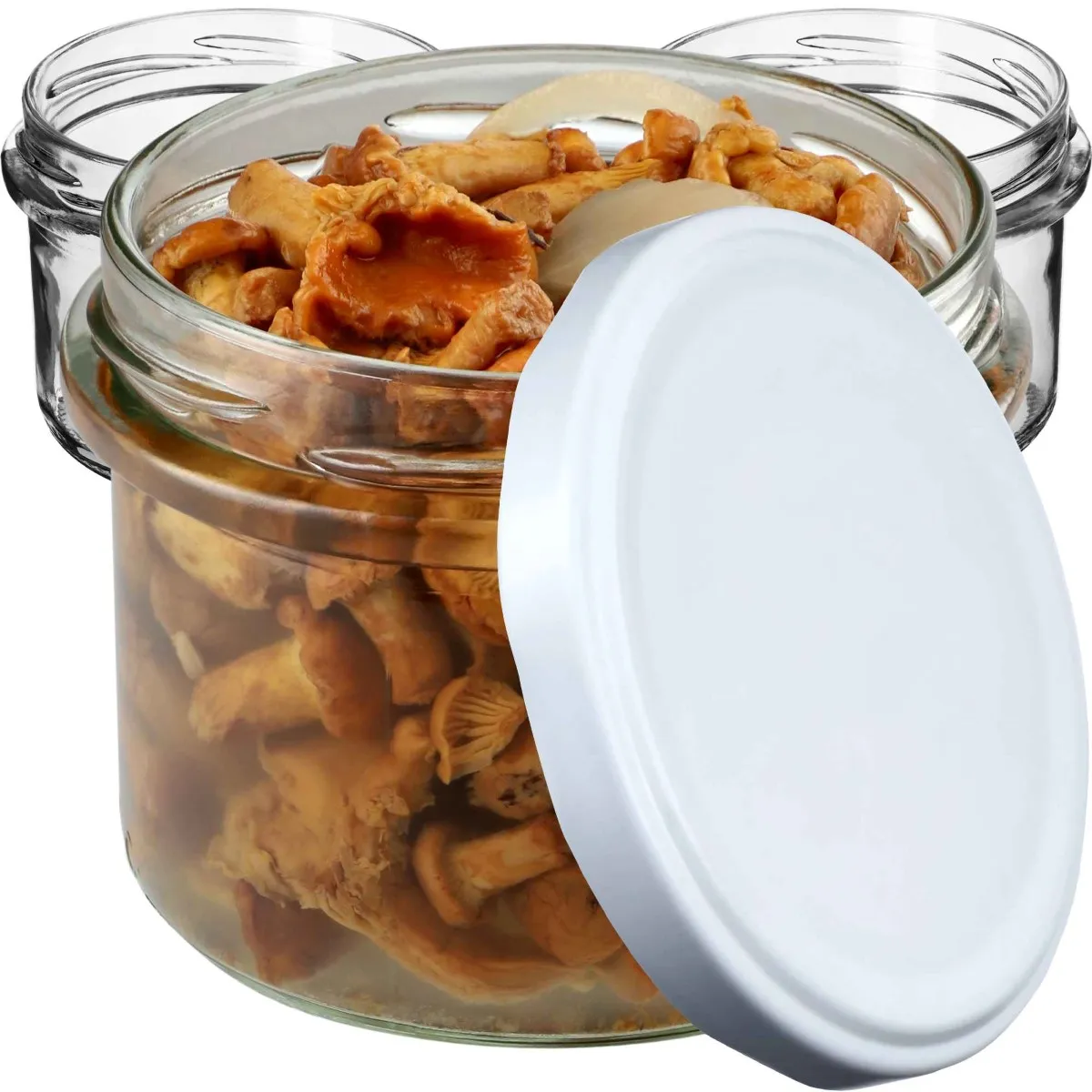 Tartu konservavimo stiklainiai 235 ml 10 vnt. 82 mm + balti dangteliai