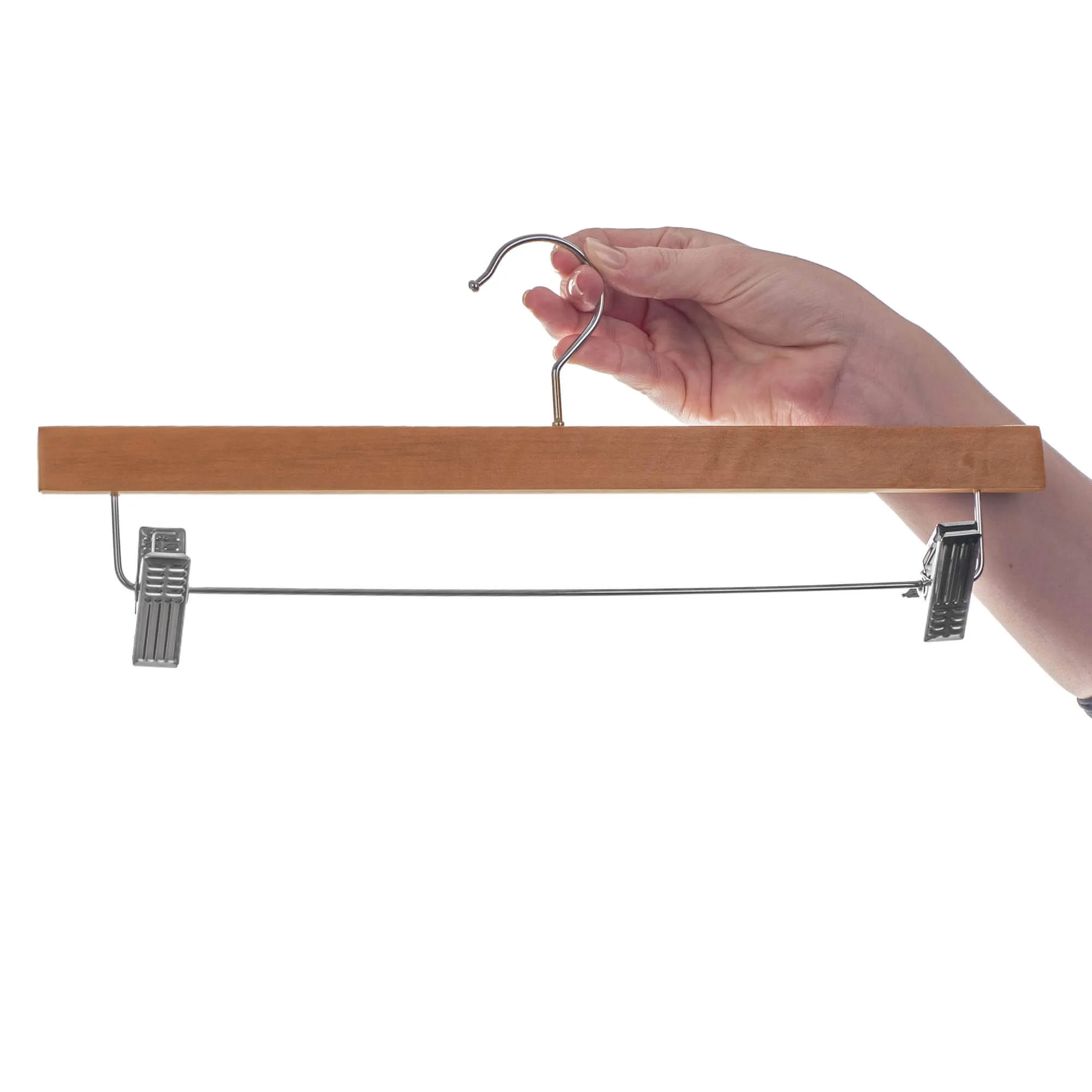 Medinis drabužių pakabukas su segtukais Husson 1 vnt.