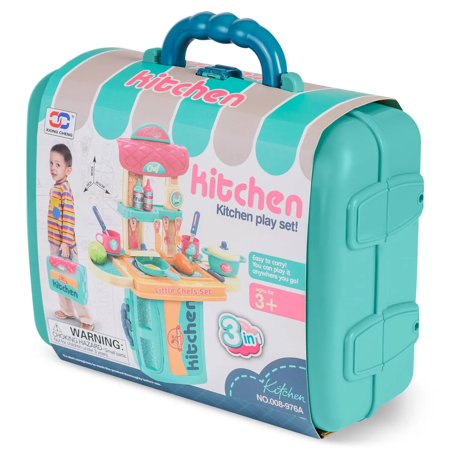 Ricokids 772901 Vaikiška virtuvė su dėklu - nuotrauka 1