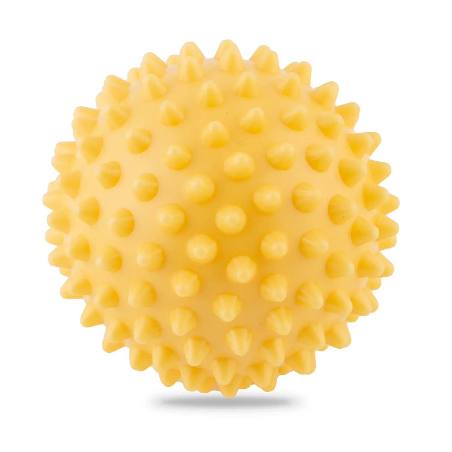Masažo ir fitneso kamuolys 9,5 cm NS-957 geltonas - nuotrauka 1