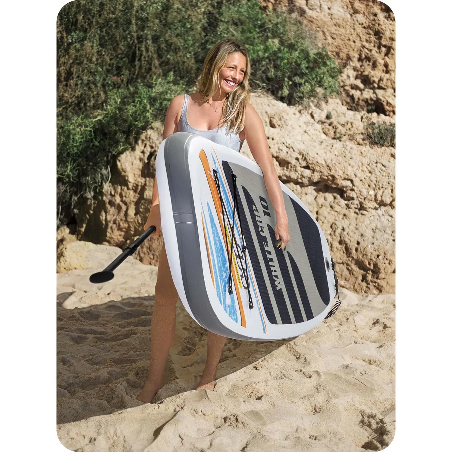 Irklentė su baltu dangteliu, 305 x 84 x 12 cm, Bestway 65342 - nuotrauka 1