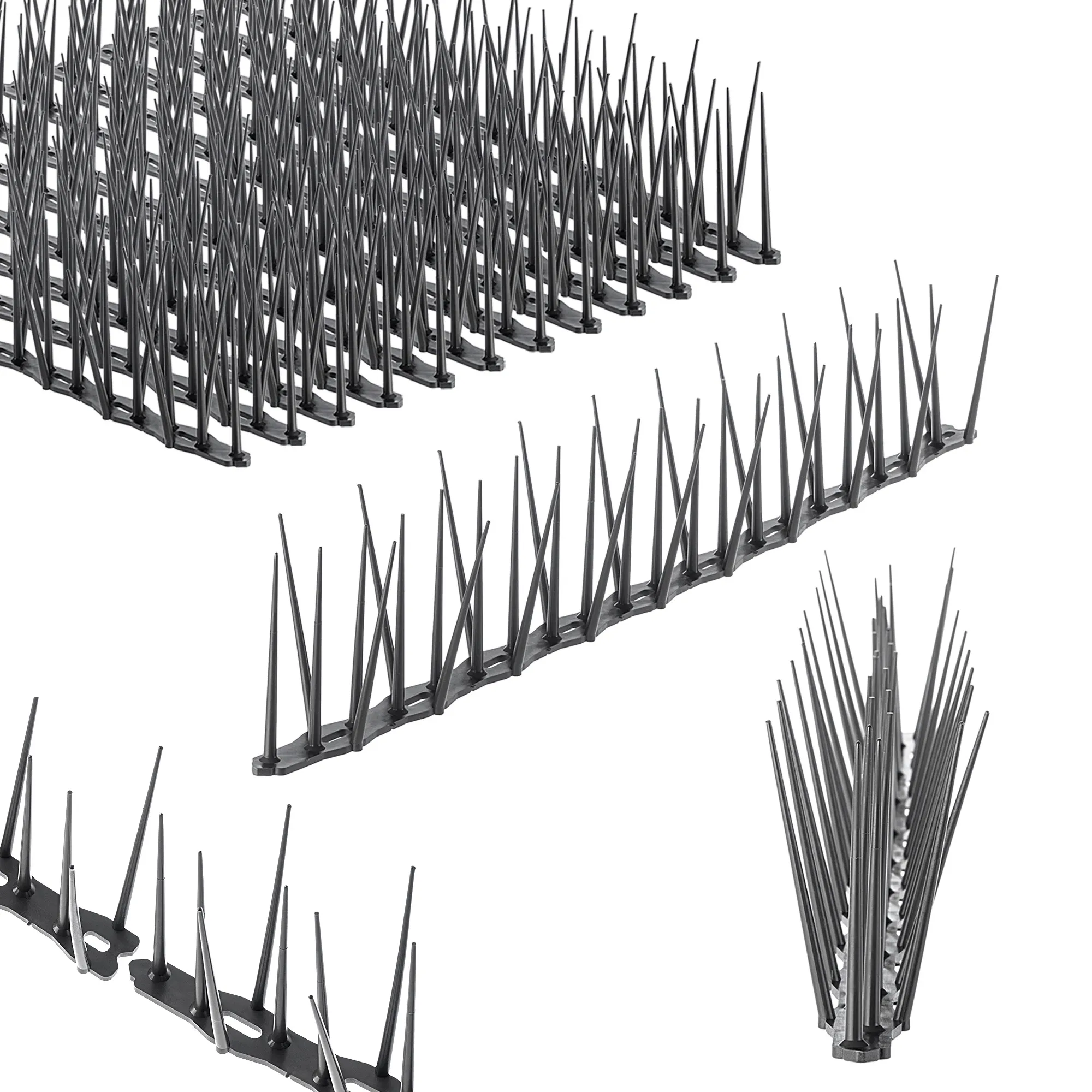 „Dierre“ paukščių atbaidymo spygliai, antracito spalvos, 12 vnt.