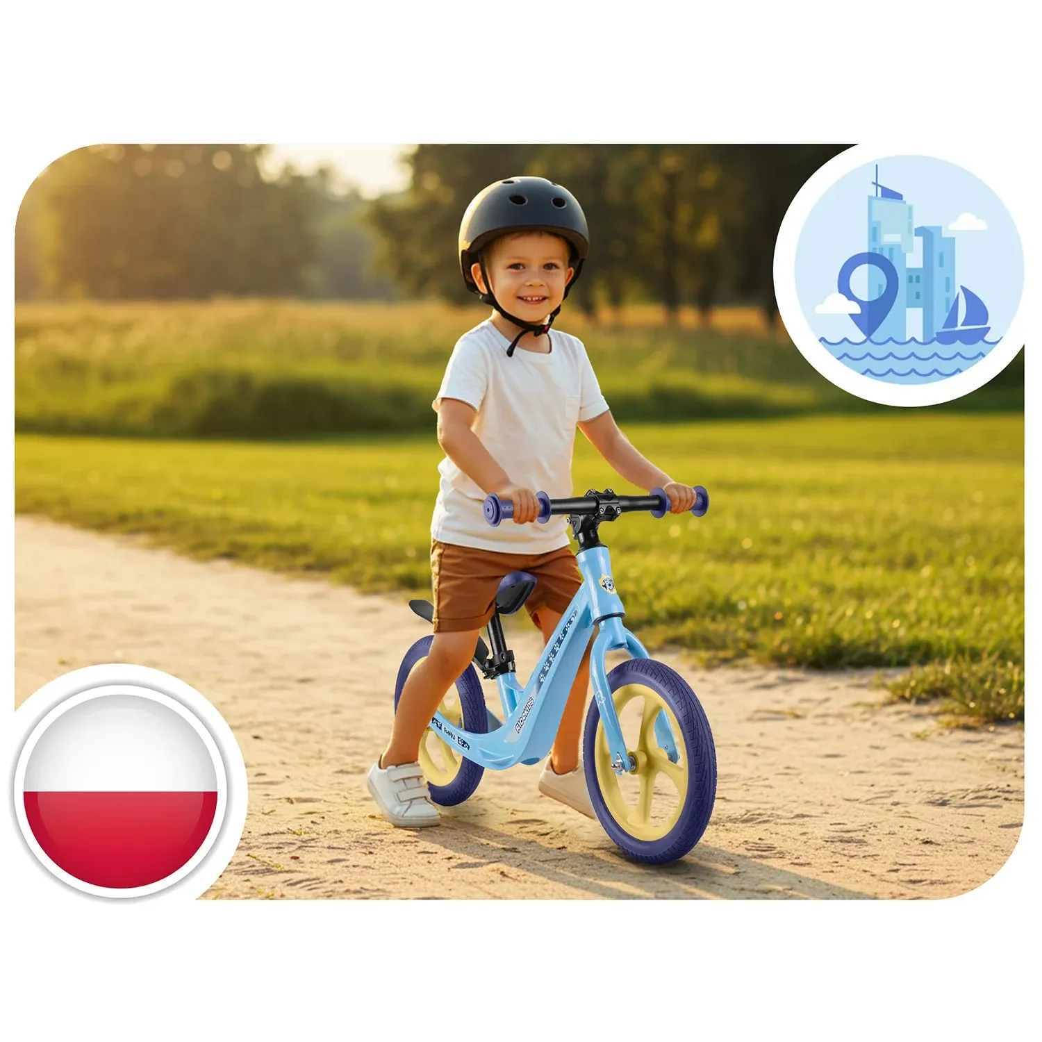 Ricokids FUNNU balansinis dviratis vaikams - nuotrauka 1