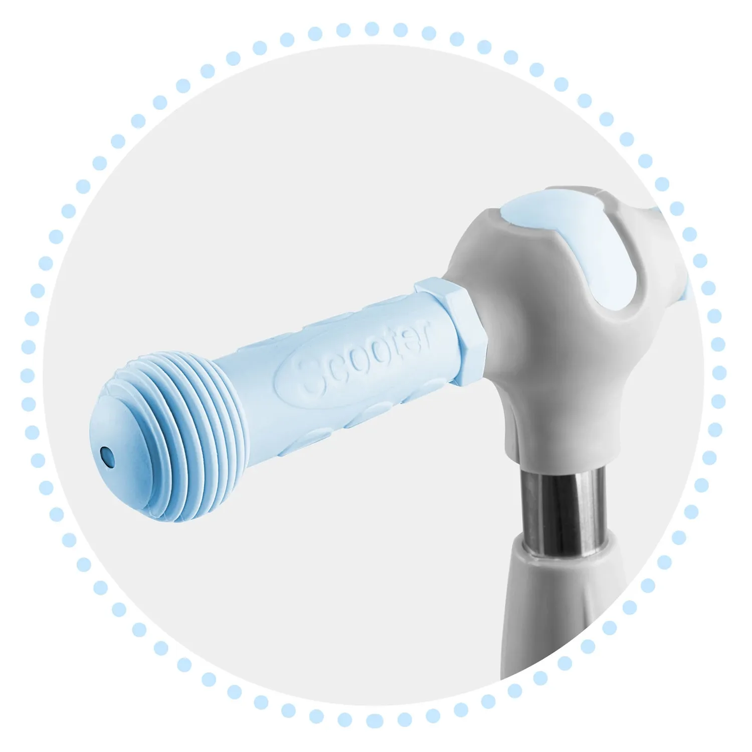 „Ricokids Piko“ triratis paspirtukas – mėlynas - nuotrauka 1