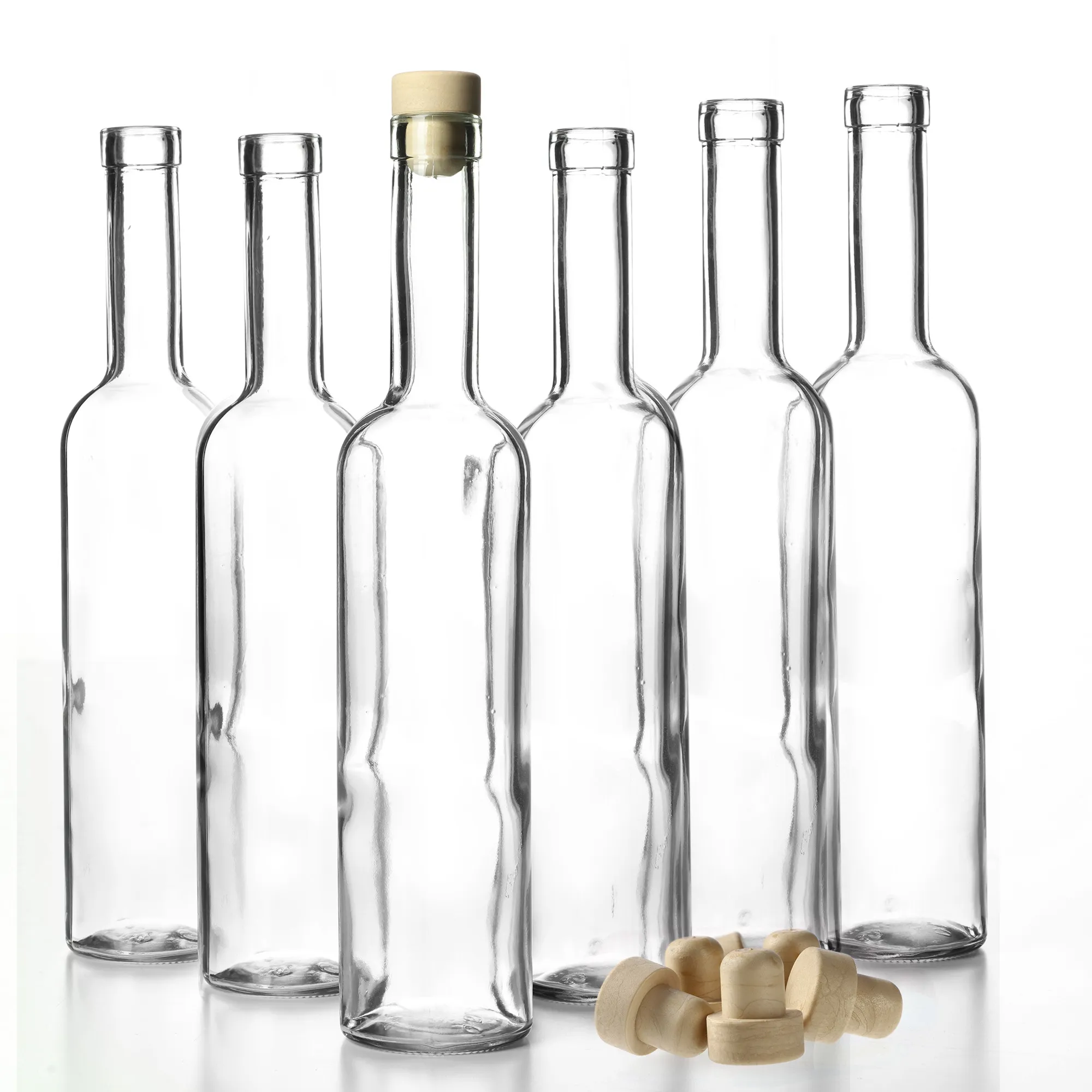 Bertigo butelis su kamščiu 0,5 l su kamščiu fi19,5, 6 vnt.