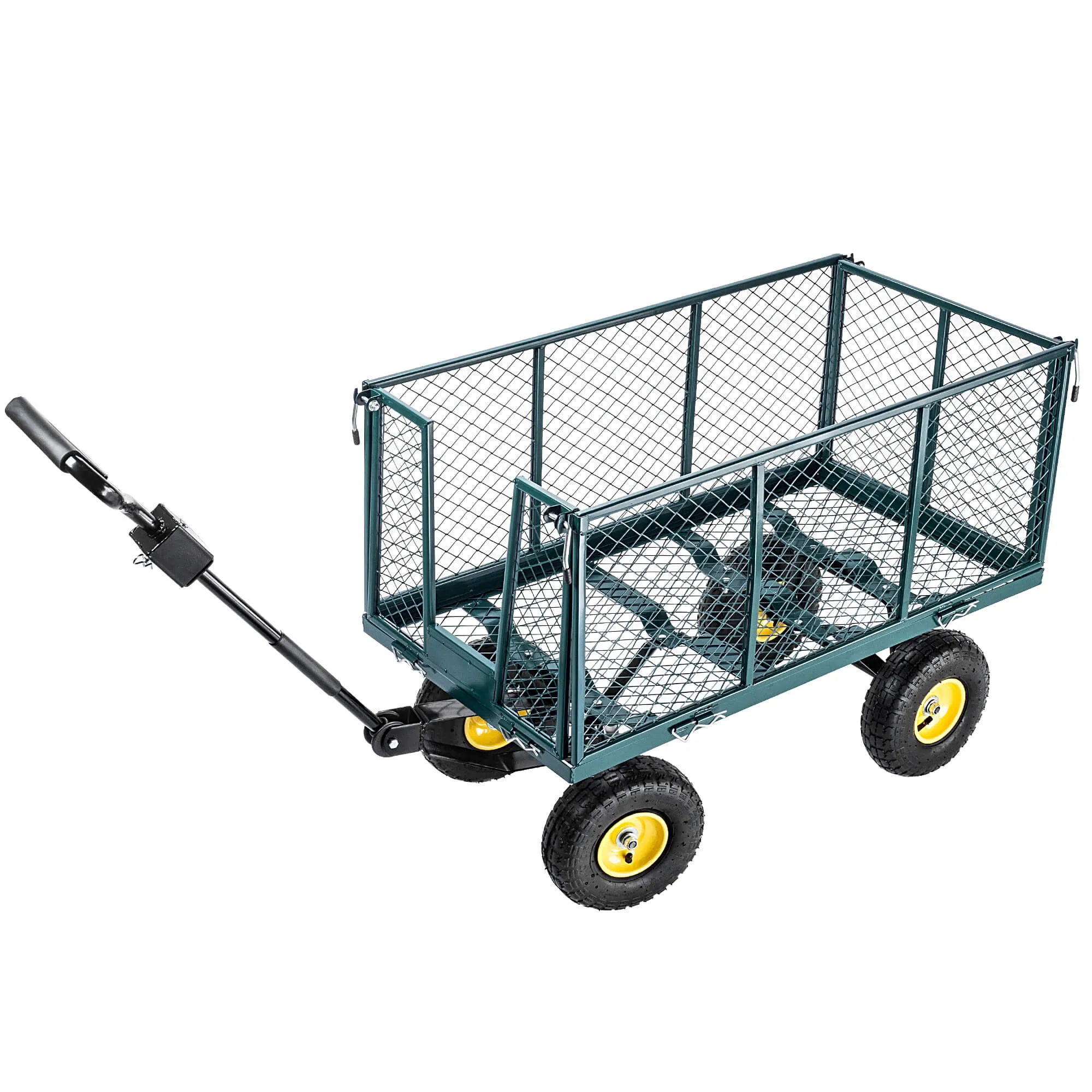 Bodo sodo transportavimo vežimėlis 450 kg, žalias