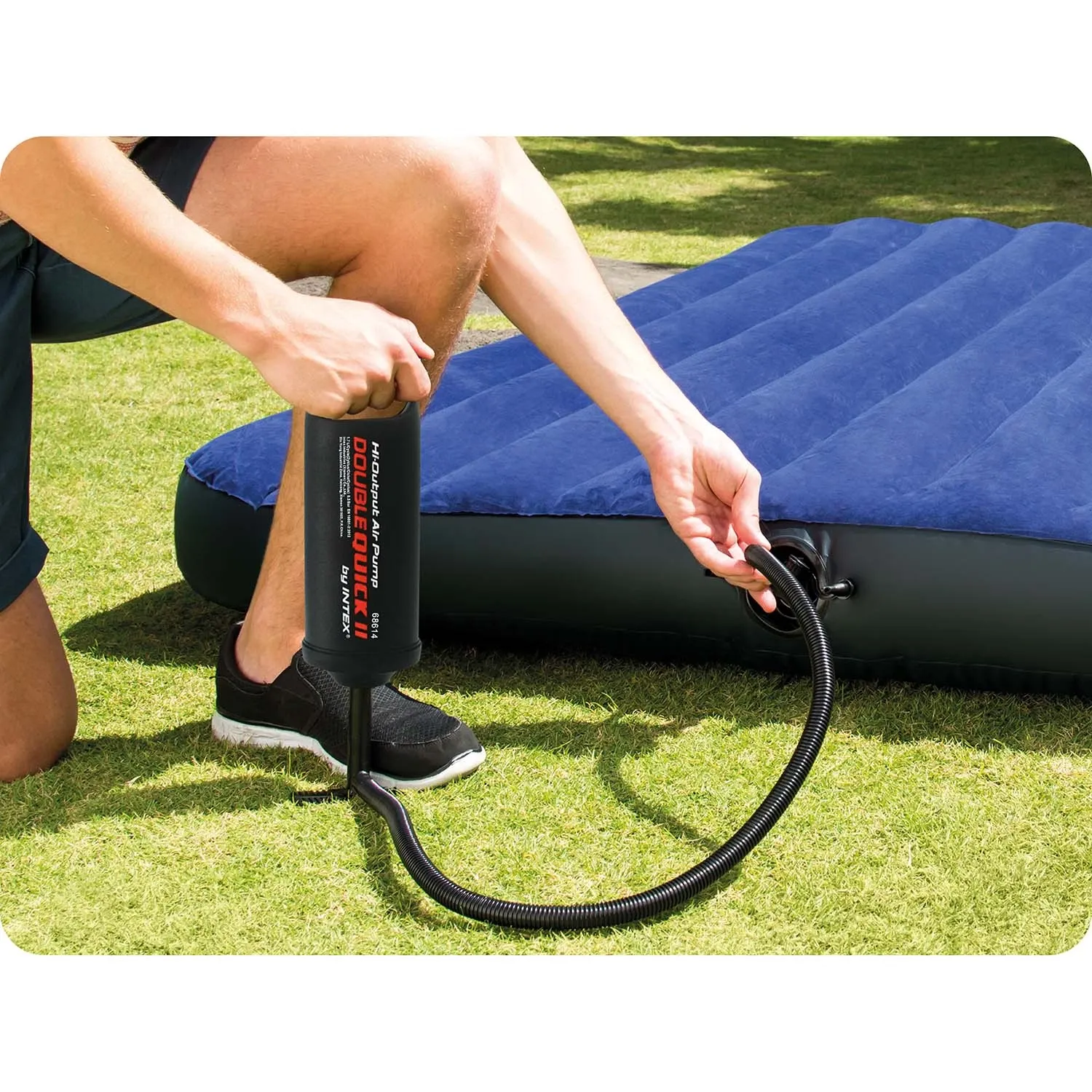 Dvigubas „Quick II“ stūmoklinis siurblys, 36 cm, INTEX 68614 - nuotrauka 1