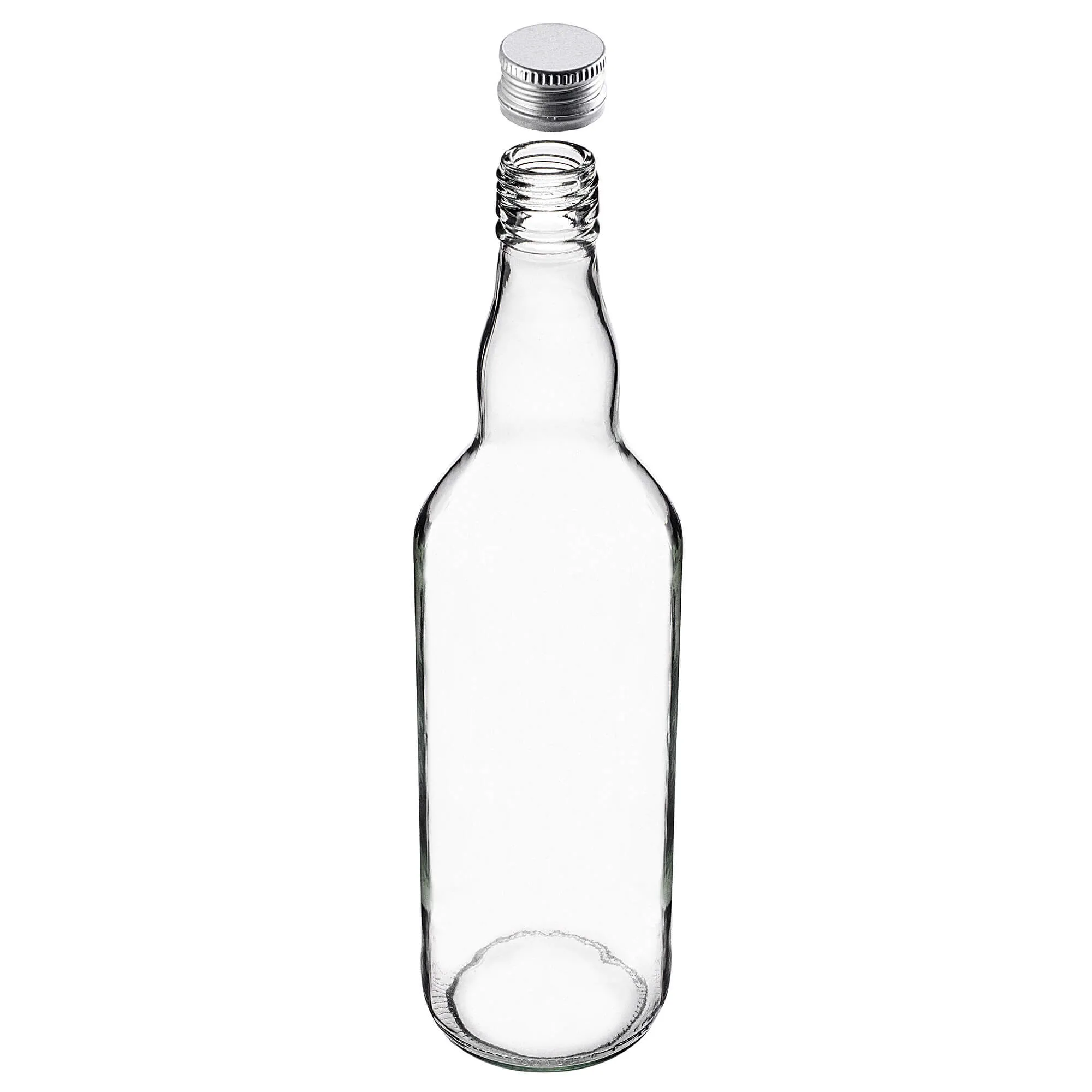 Monopol stiklinis butelis 700 ml su sidabriniu dangteliu 1 vnt.