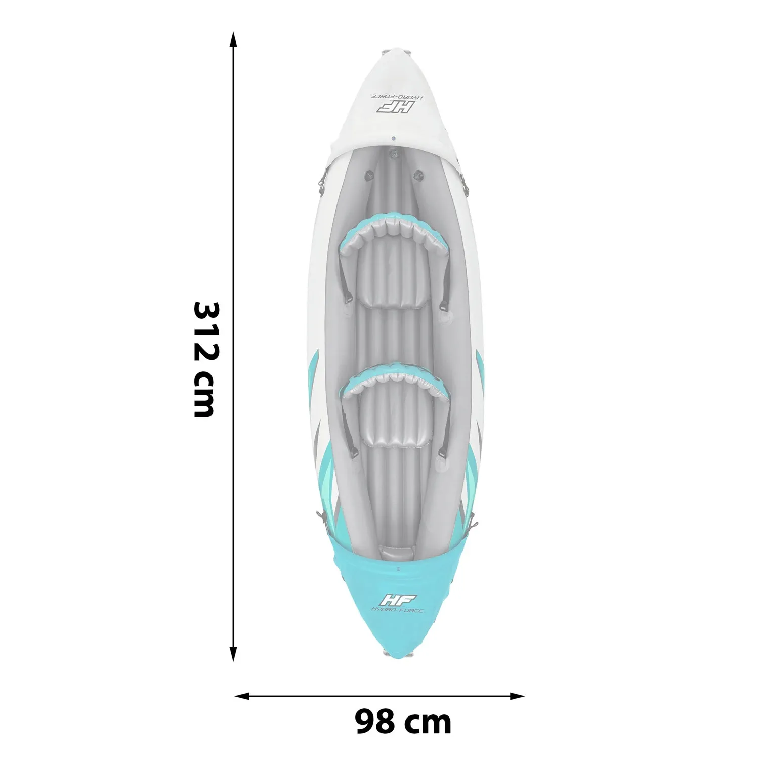 „Hydro-Force Rapid Elite Bestway 65142“ baidarė - nuotrauka 1