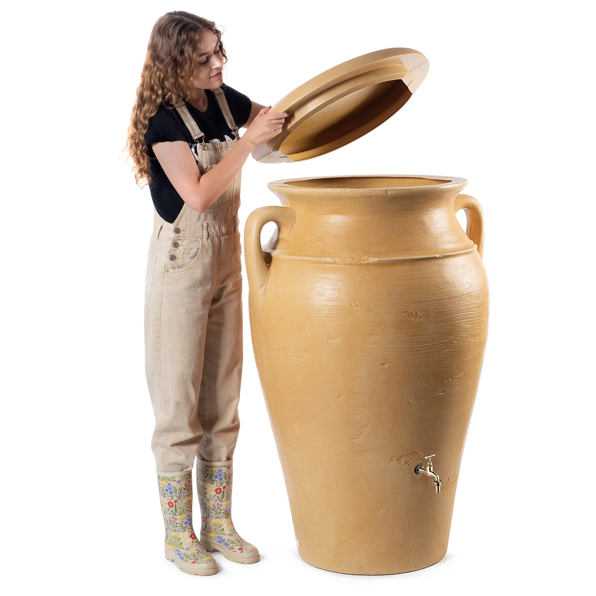 Barbat 300L lietaus vandens bakas + prijungimo komplektas