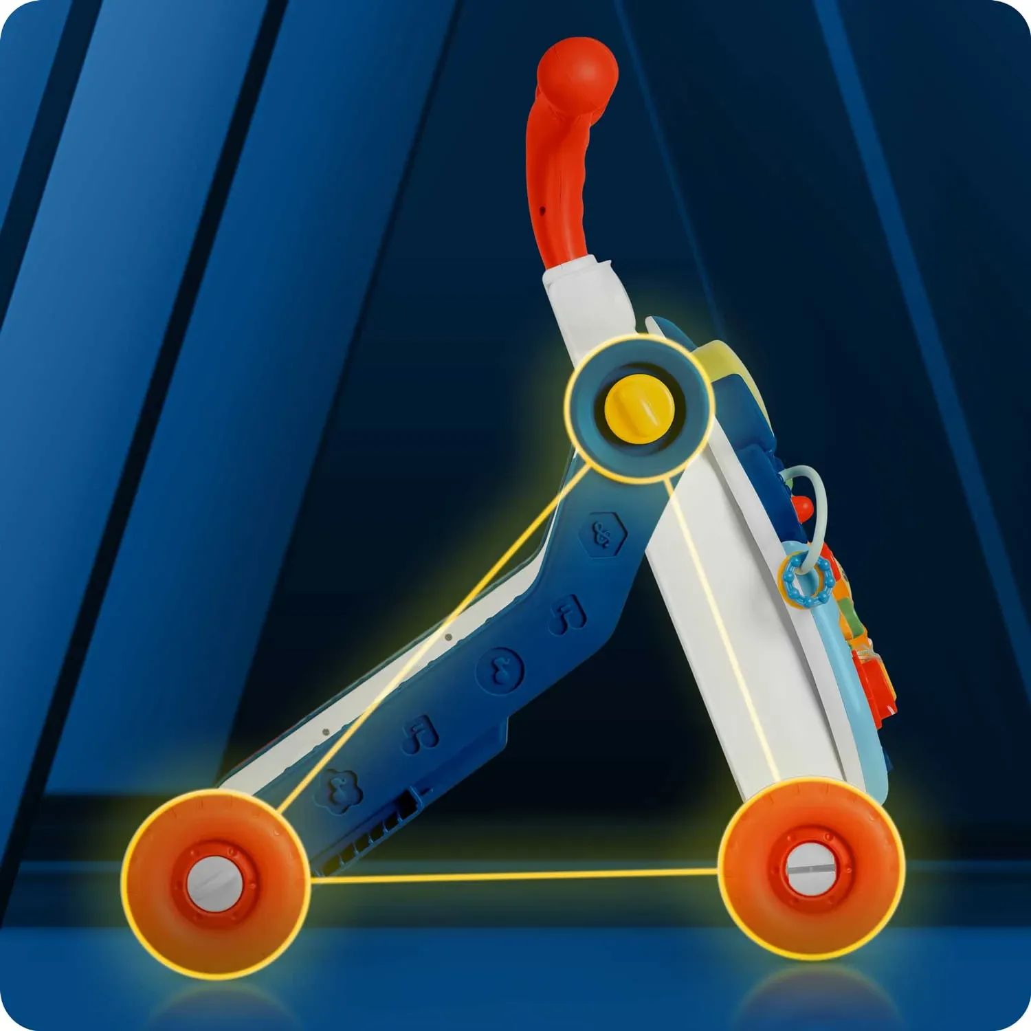 Ricokids 4 viename edukacinis stalas mėlynas 781900 - nuotrauka 1