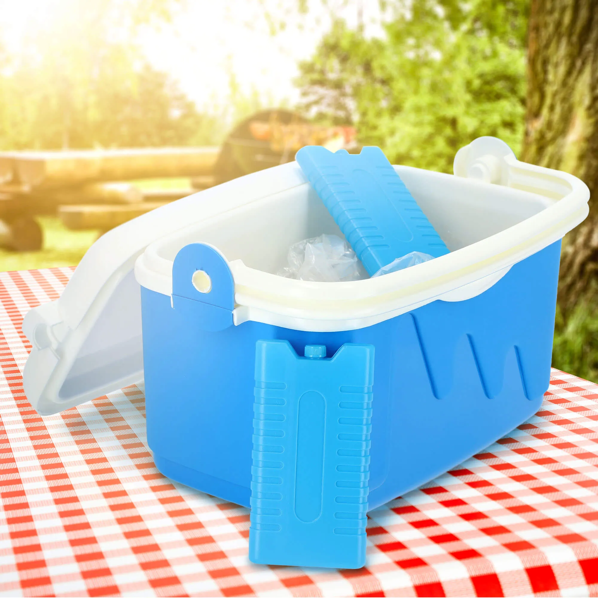 „Curver“ 10 l dviejų įdėklų aušintuvas, mėlynas