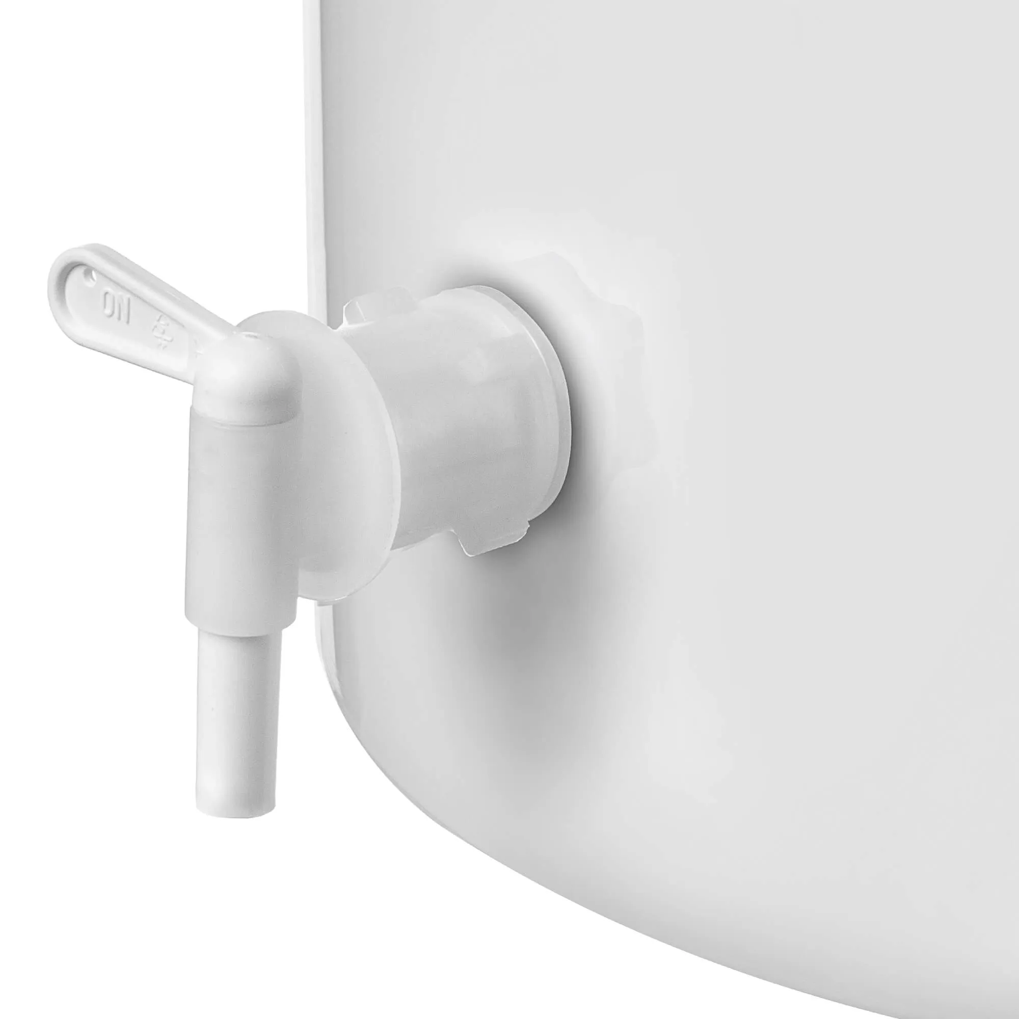 Acerra fermentacijos indas su dangčiu ir rankena, 20 l, baltas + čiaupas