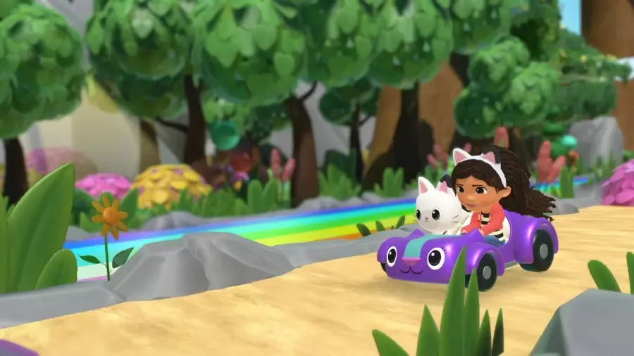 DreamWorks Gabby%27s Dollhouse: Ready to Party PL (PS4) - „DreamWorks“ filmo „Gabi kačių namai“ gerbėjai dabar gali surengti geriausią vakarėlį su Gabi ir Kitty P