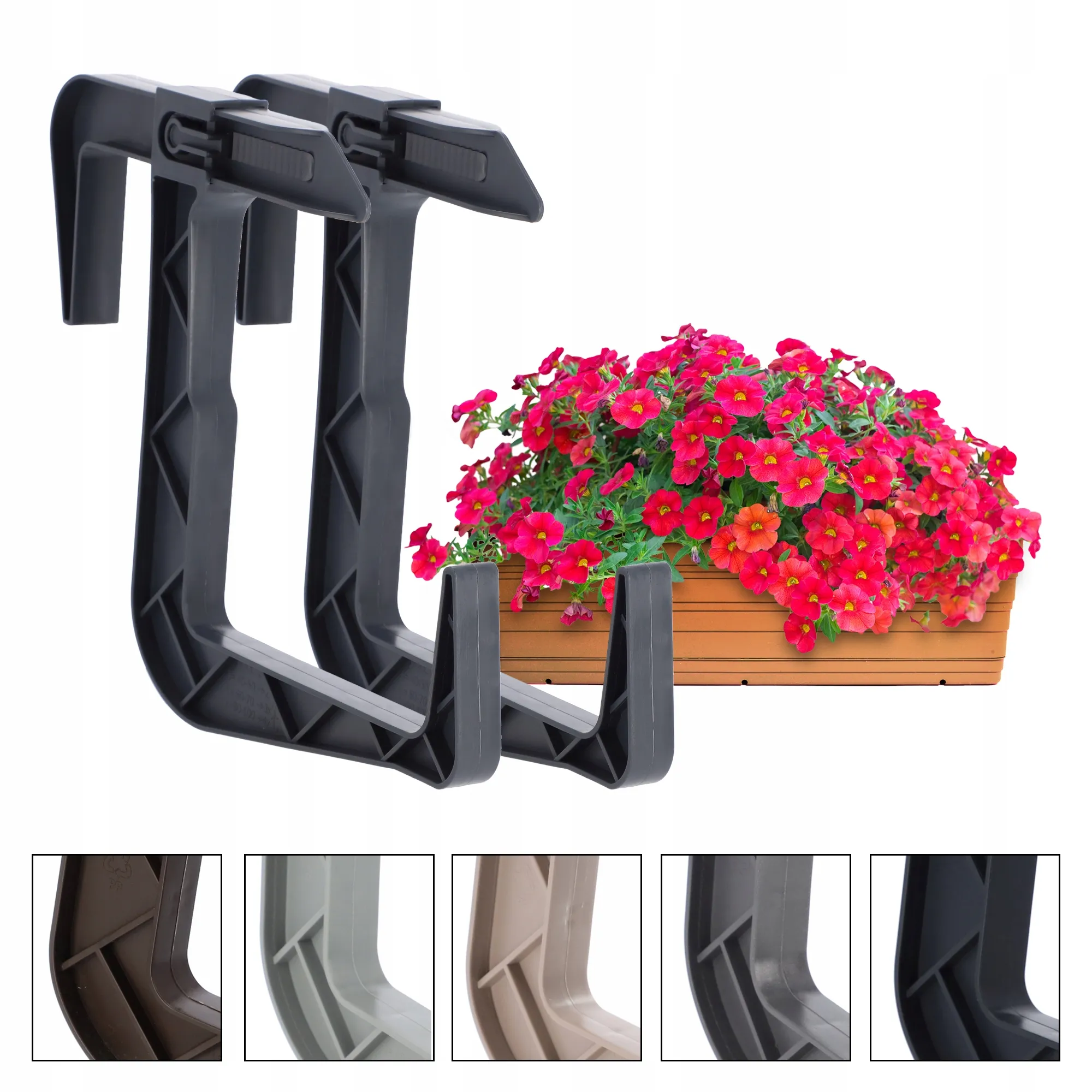 Grafitinis balkono vazono laikiklis