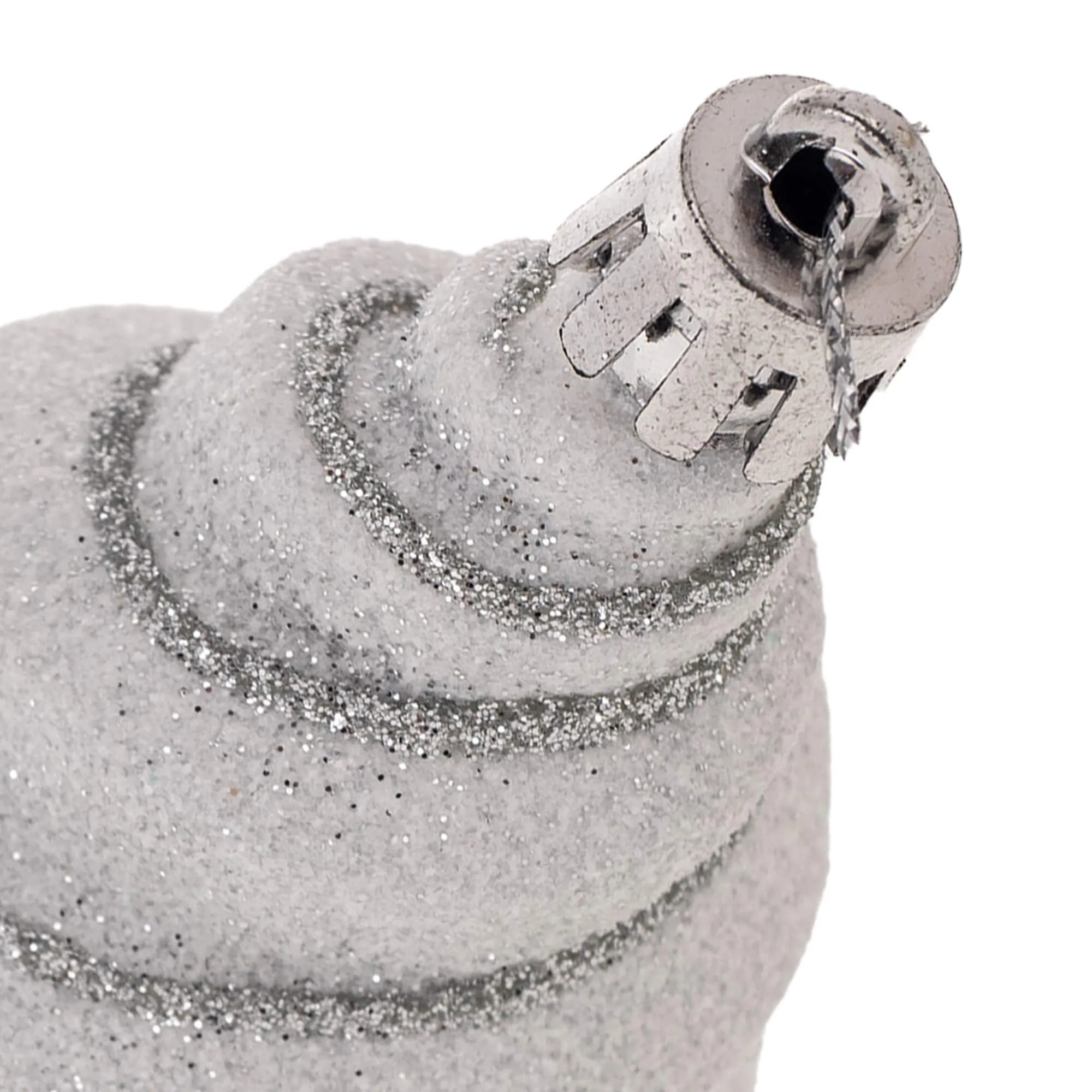 Abos kalėdinių eglutės papuošalų rinkinys, 4 vnt., ledai