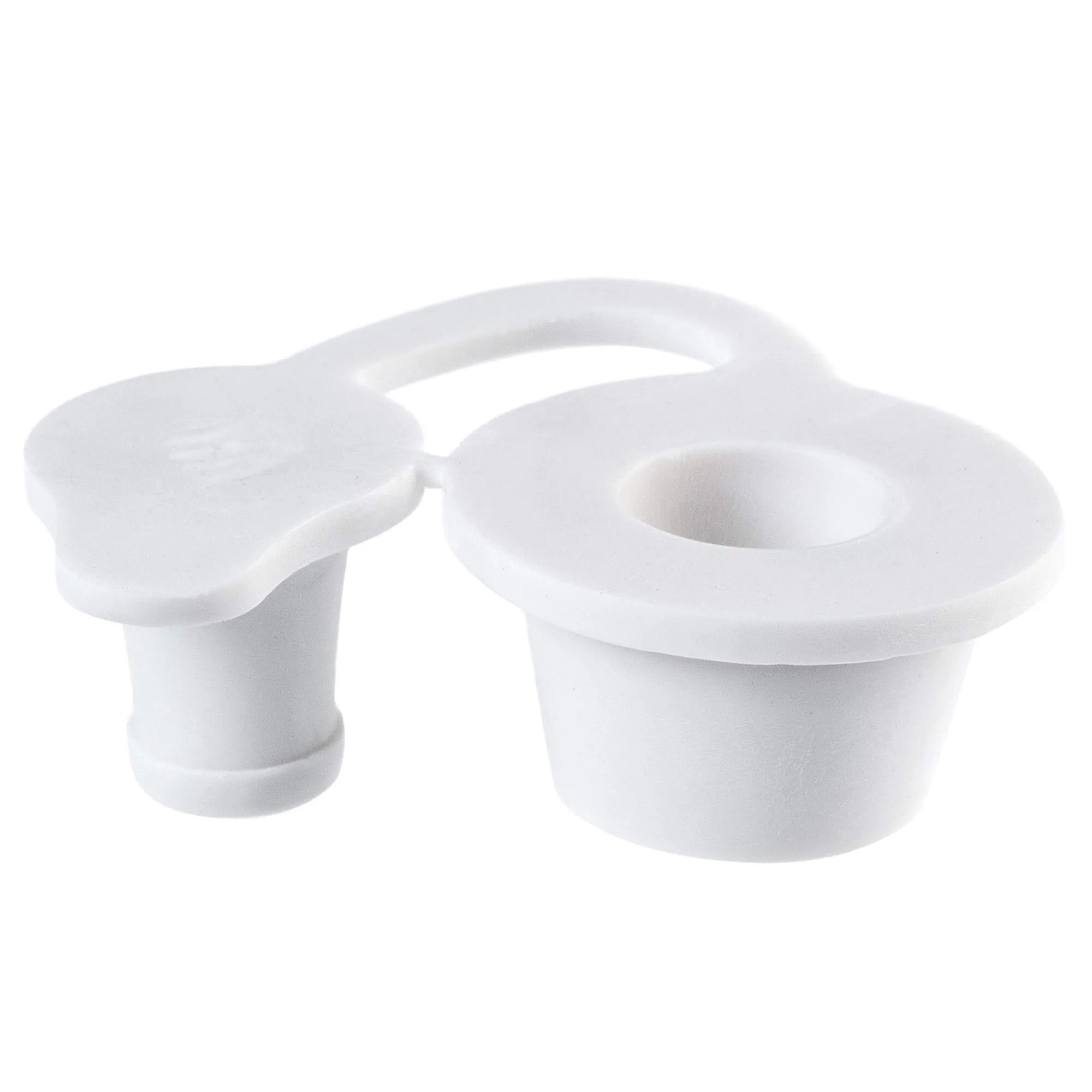 Silvi fermentacijos kamštis su baltu kamščiu