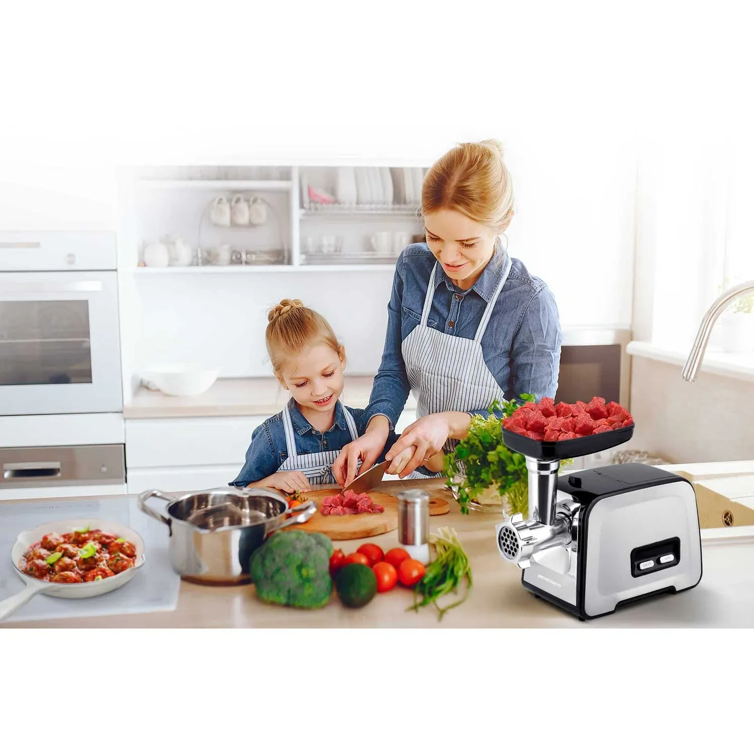 Mėsmalė BD-601A Berdsen 450/1200W - nuotrauka 1