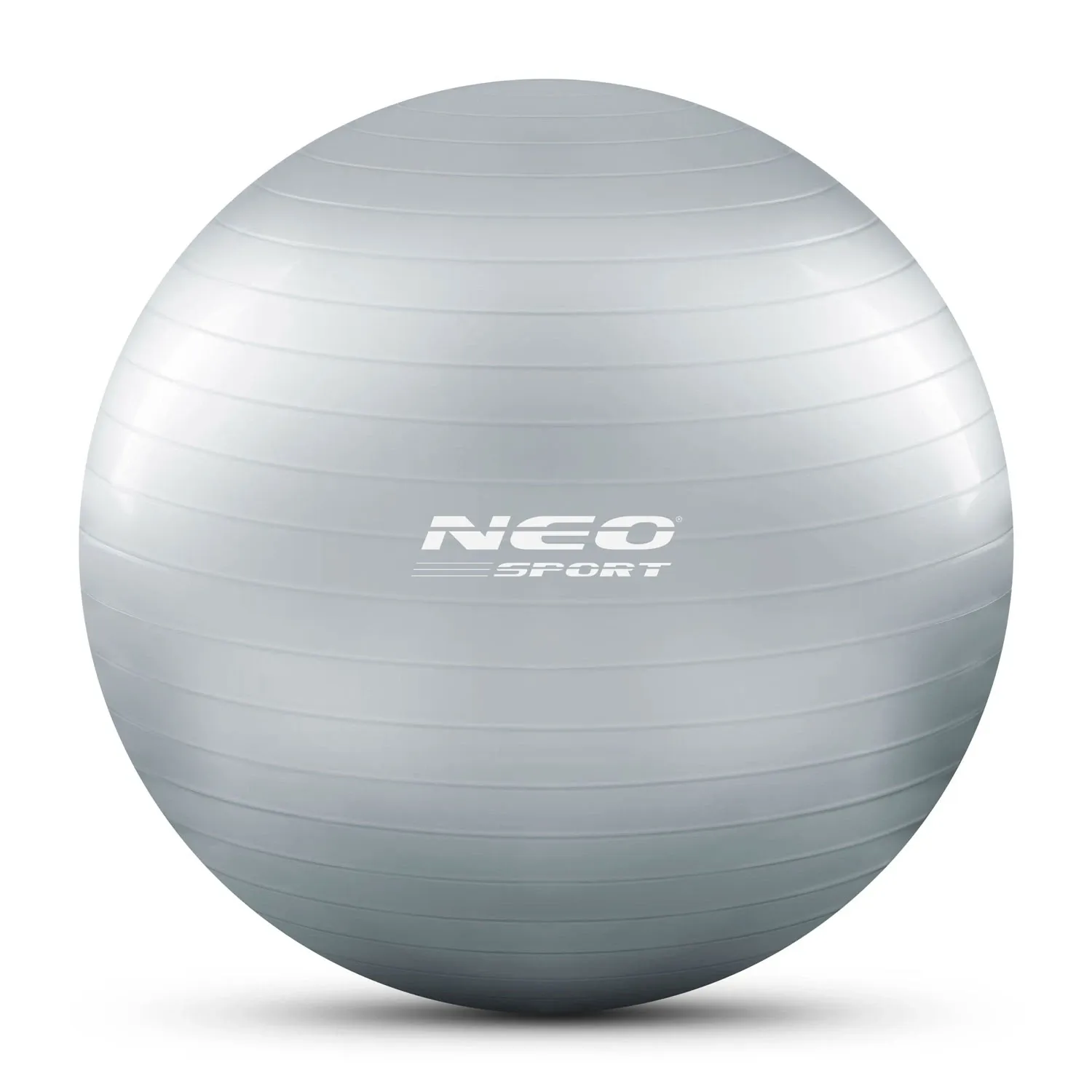 Mankštos kamuolys 65 cm NS-951 sidabrinis - nuotrauka 1