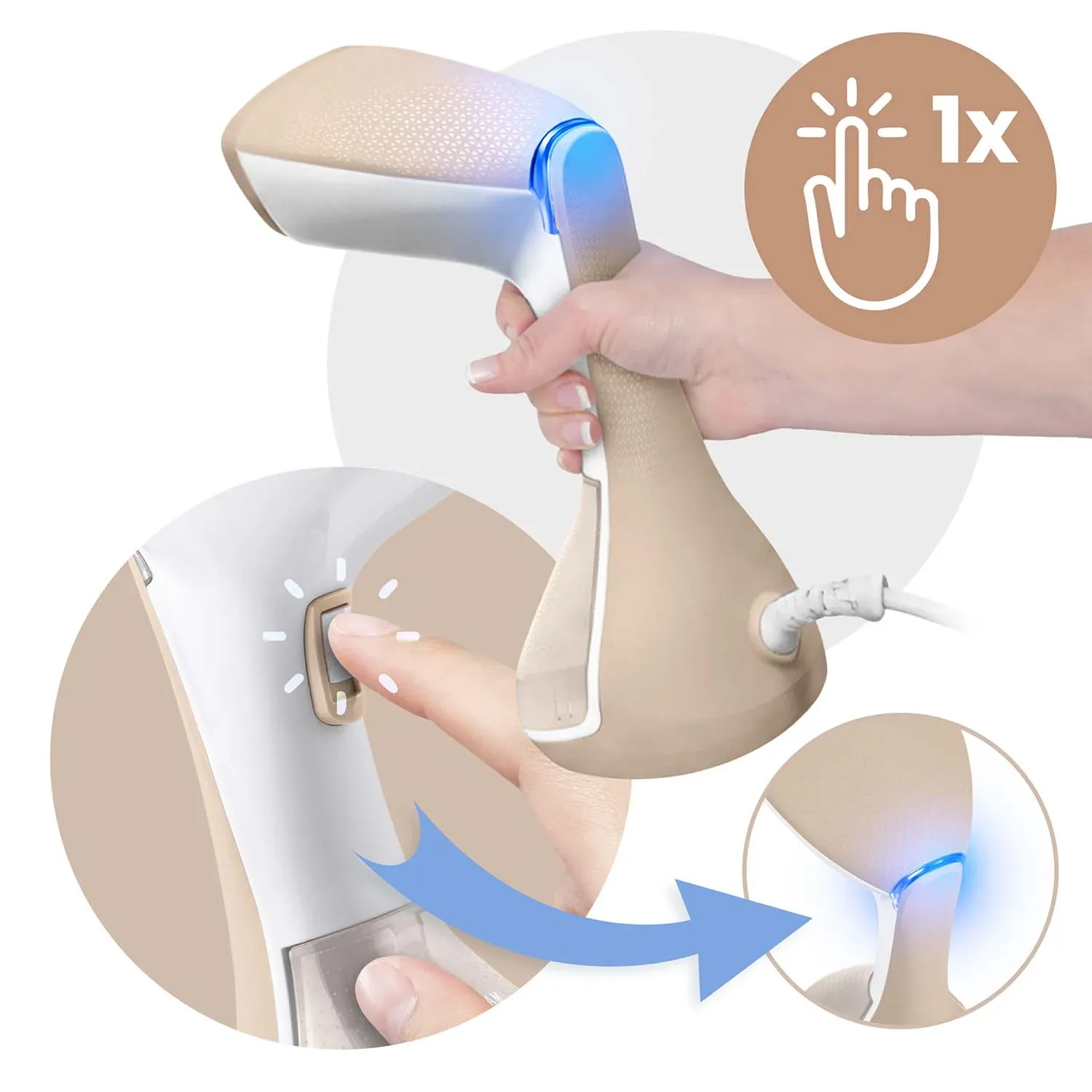 Berdsen BD-311 1600W drabužių garintuvas - nuotrauka 1