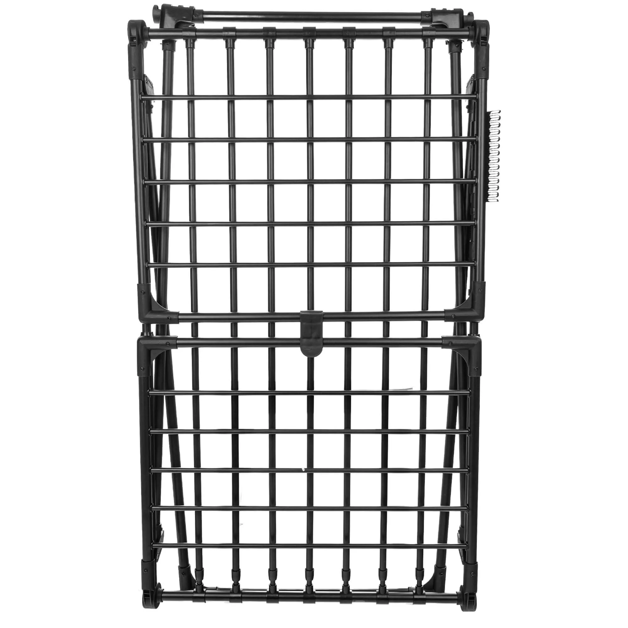 „Aielli“ sulankstoma reguliuojamo dydžio drabužių džiovyklė, 257 cm, juoda