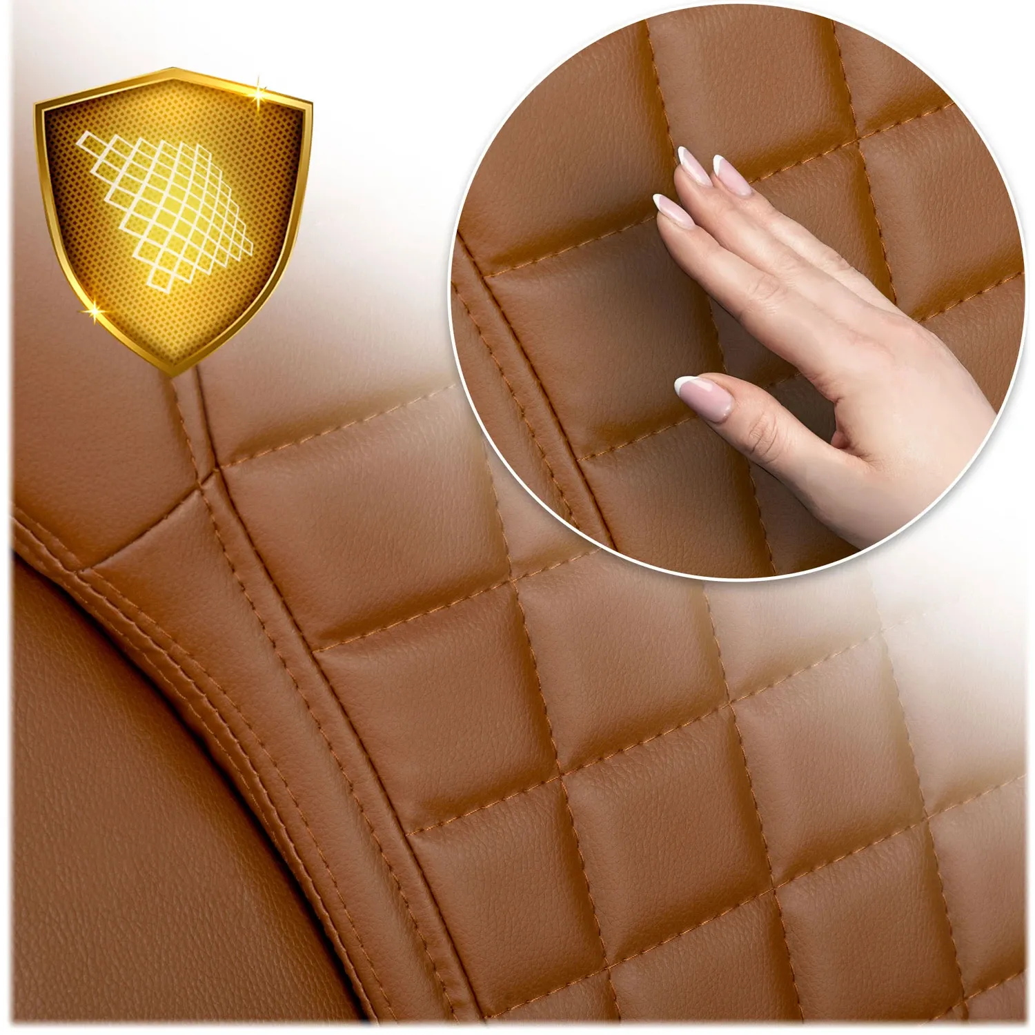 Biuro kėdė Sofotel Batory - ruda - 240803 - nuotrauka 1