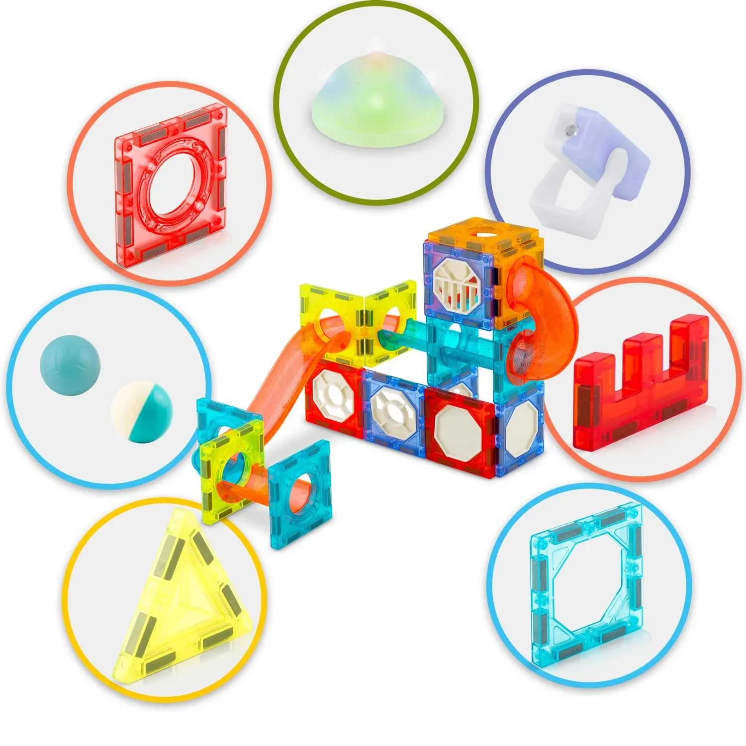 Magnetiniai kaladėlės su šviesa RK-763 Ricokids - nuotrauka 1