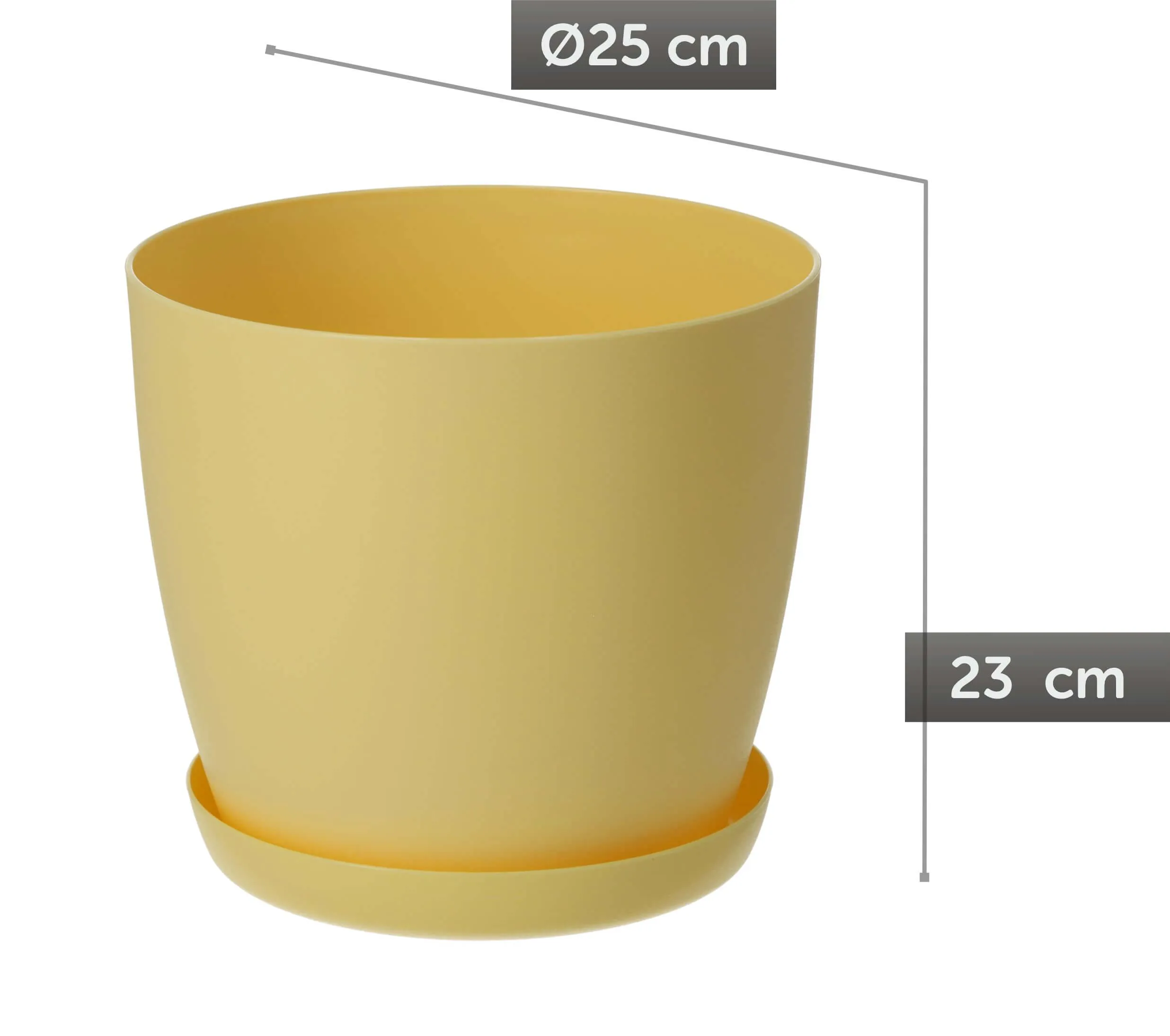 Agen vazonas su lėkštute 25 cm