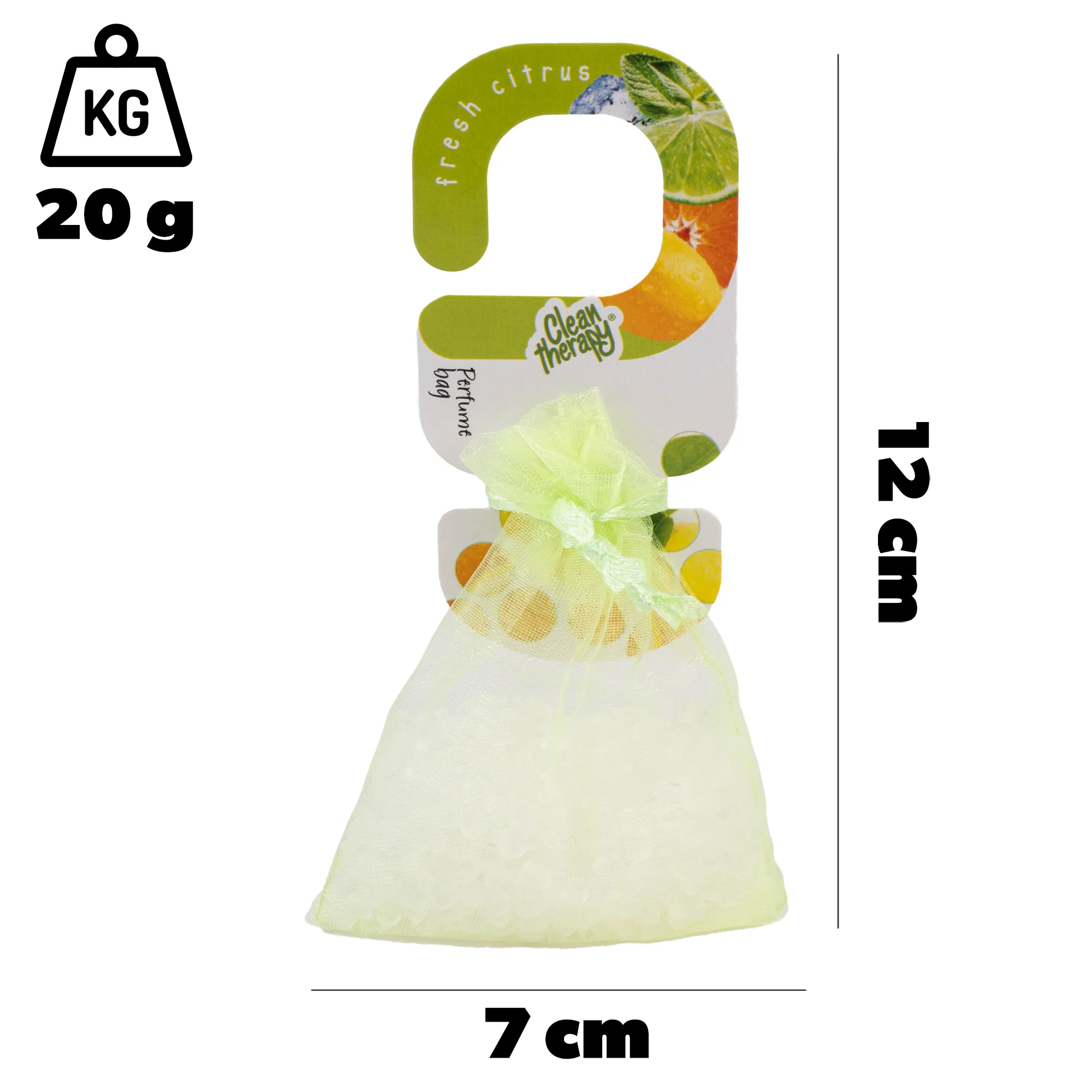RAVI šviežių citrusinių vaisių kvapo maišelis