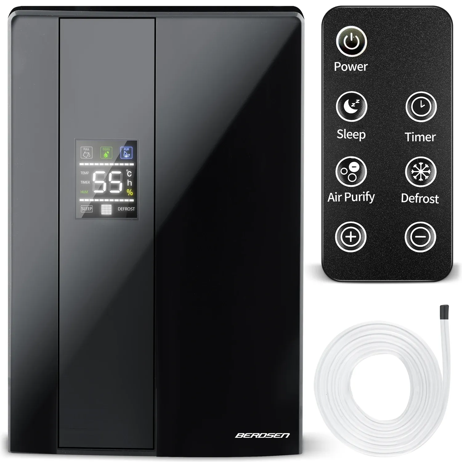 Berdsen BR-20D juodas oro sausintuvas - drėgmės sugėriklis - nuotrauka 1