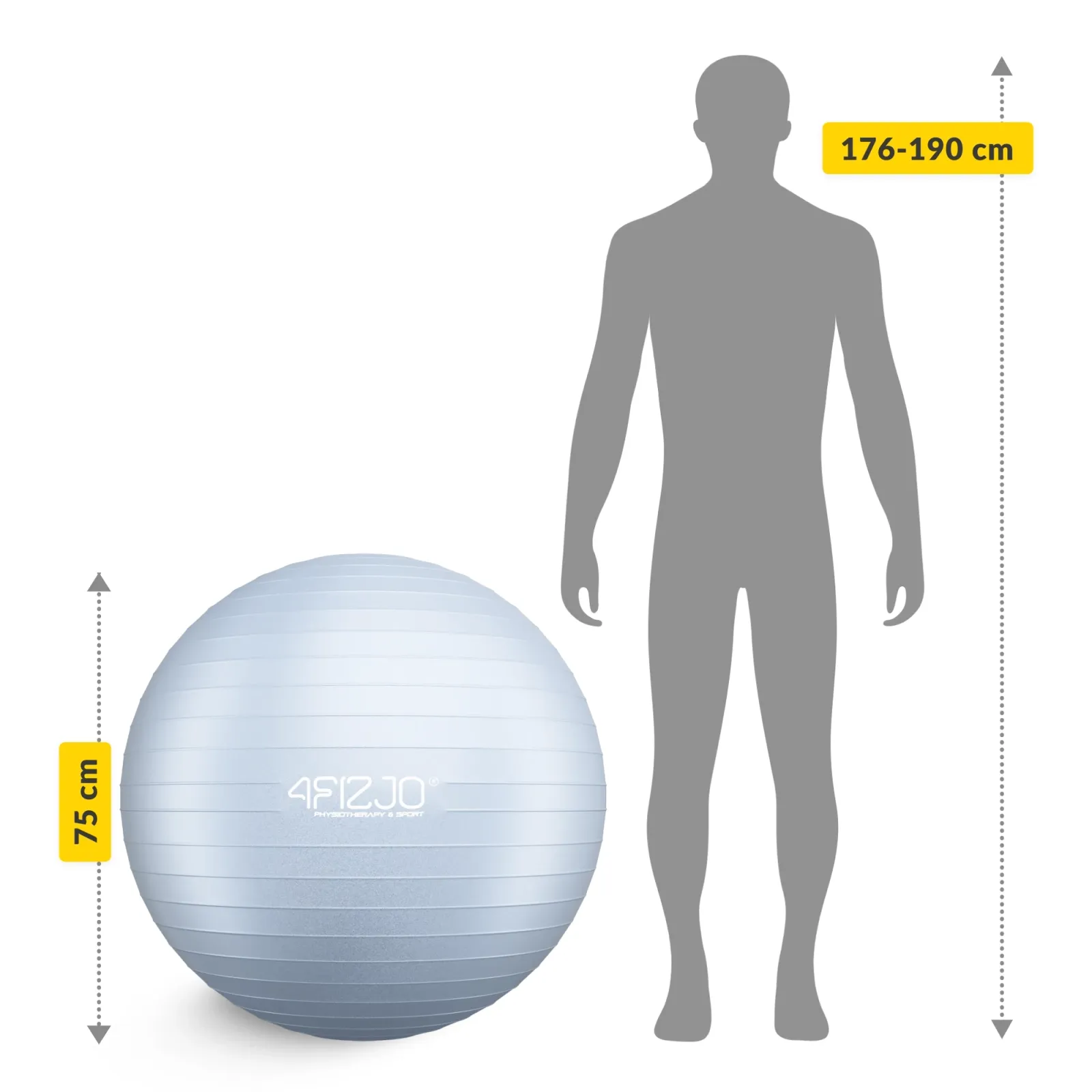 Pripučiamas gimnastikos kamuolys
