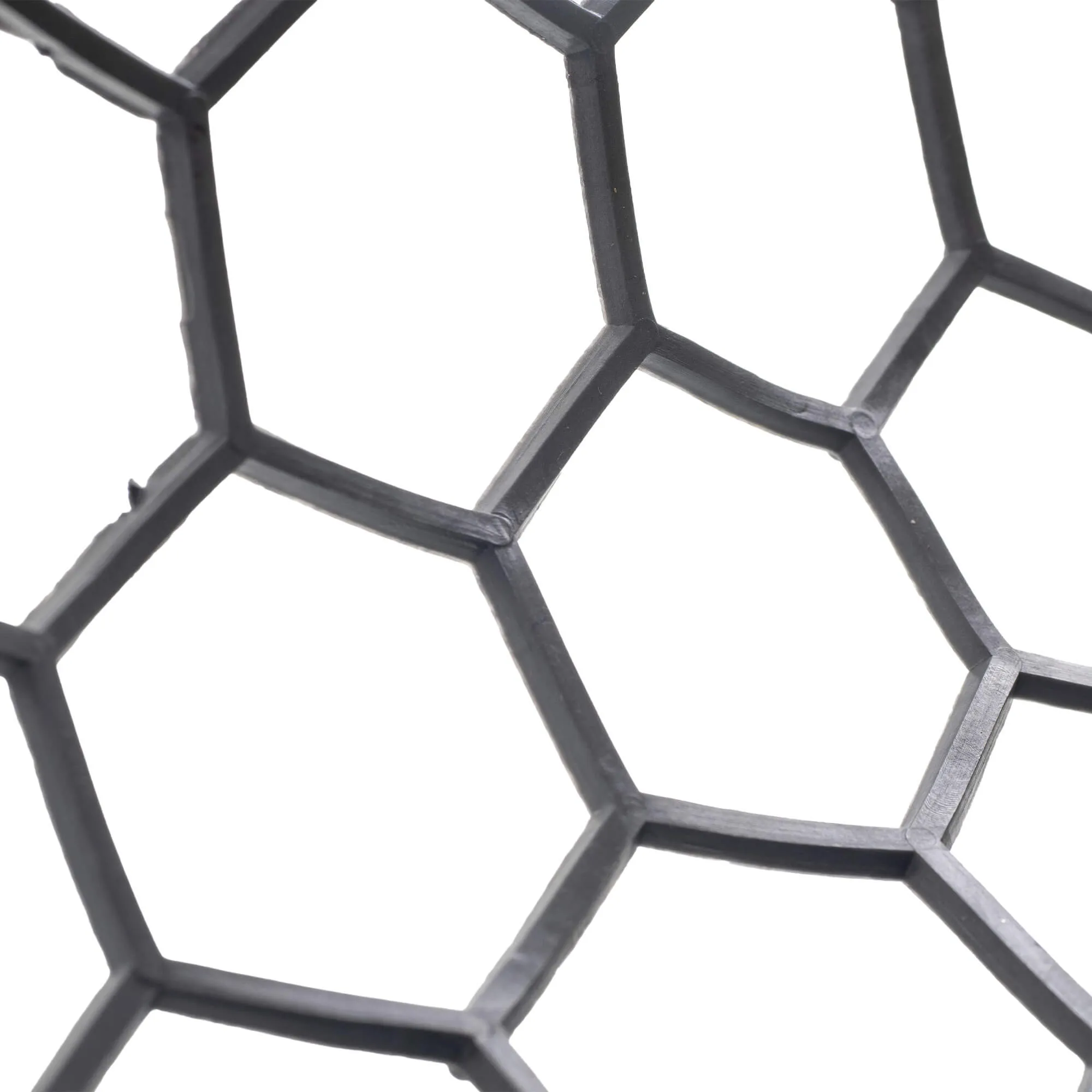 Ruoti guminis kriauklės įdėklas, šešiakampis, spalvų mišinys