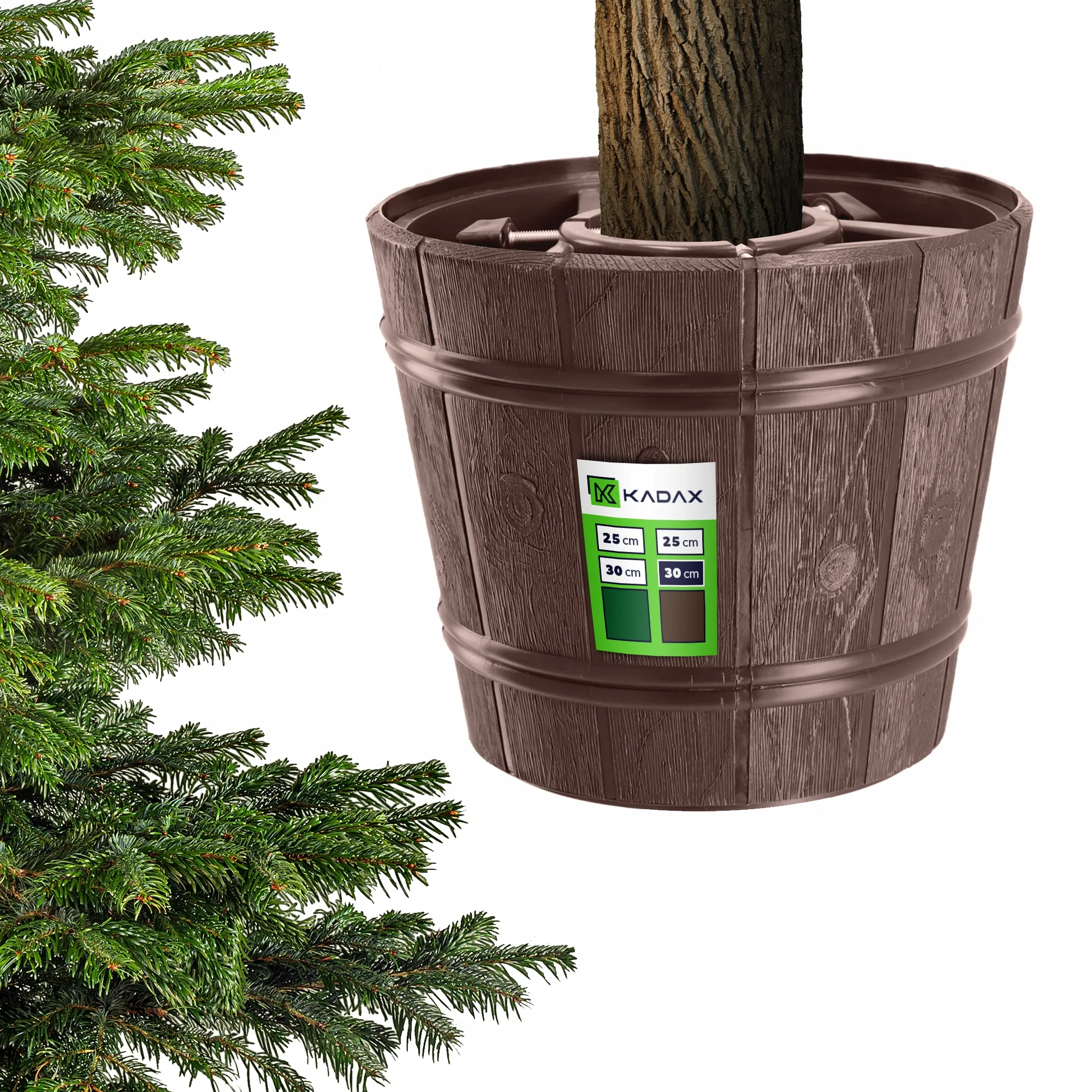 Taden Kalėdų eglutės stovas 33 cm rudas