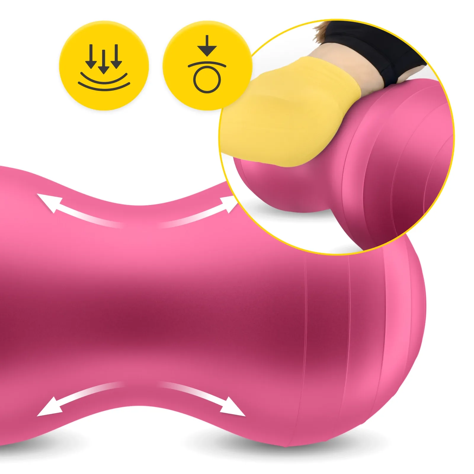 PEANUT AIR BALL mankštos kamuolys