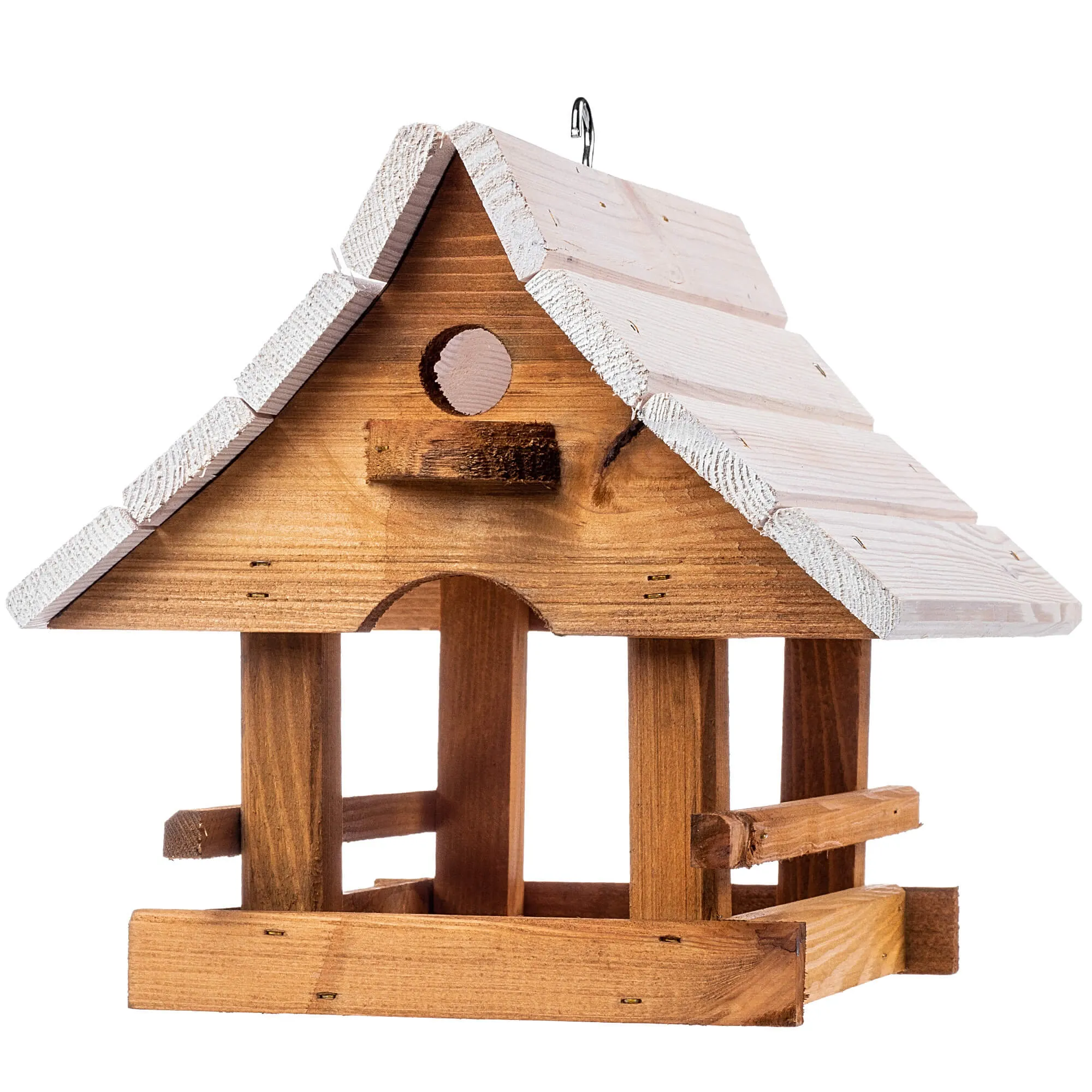 Arbis paukščių lesyklėlė, 30 x 25 cm, natūralios baltos spalvos