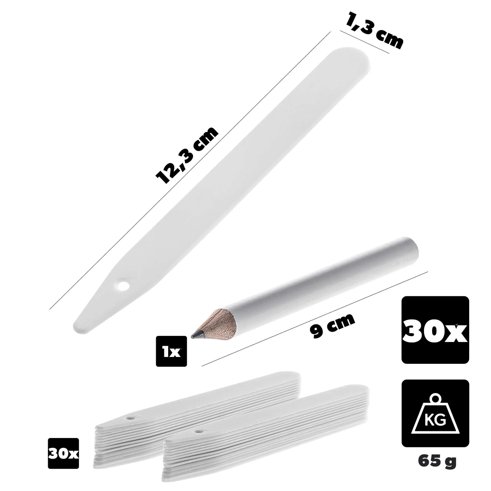 Auriac augalų žymėjimo etiketės, 30 vnt.