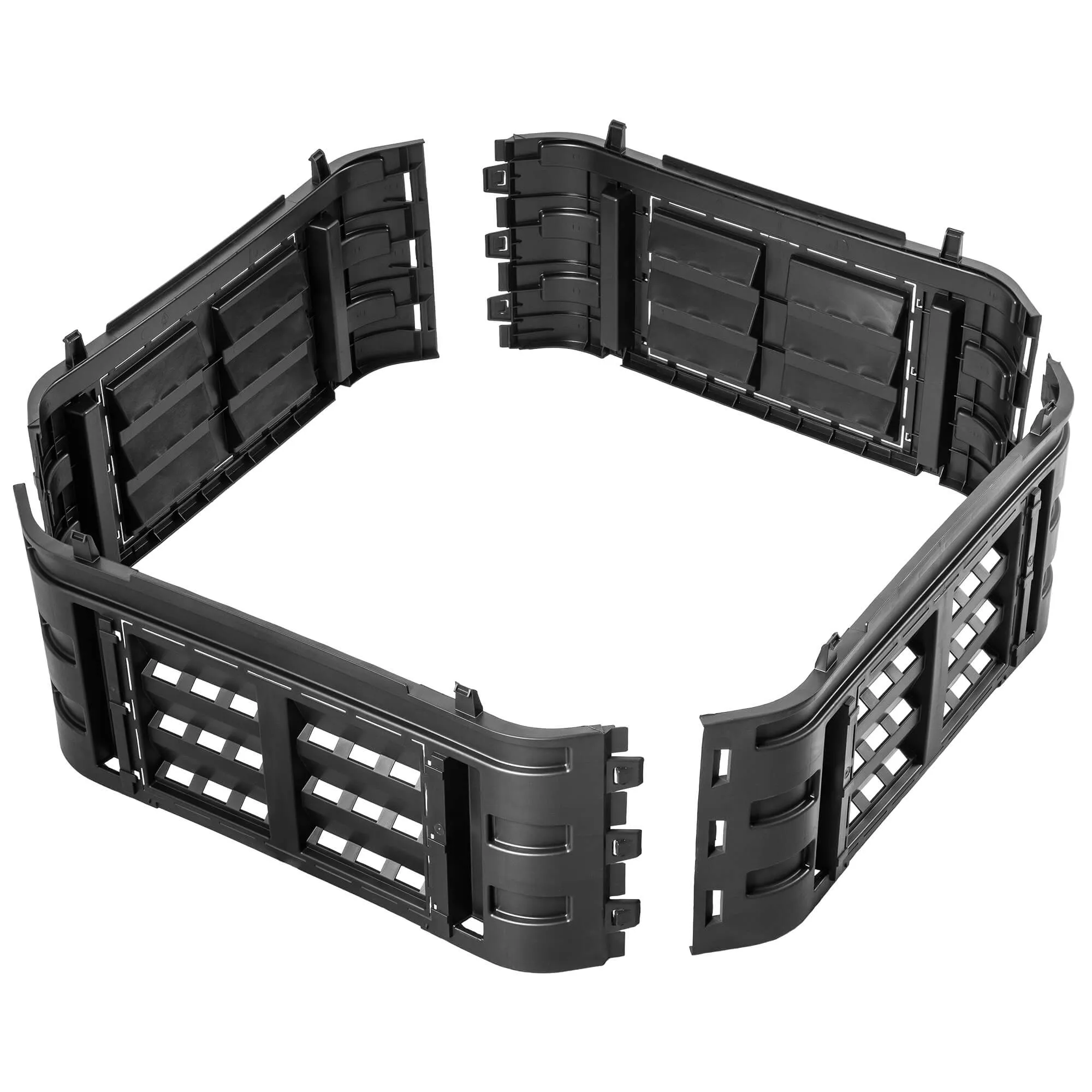 „Togiak“ 260 l kompostinės prailginimo modulis, juodas