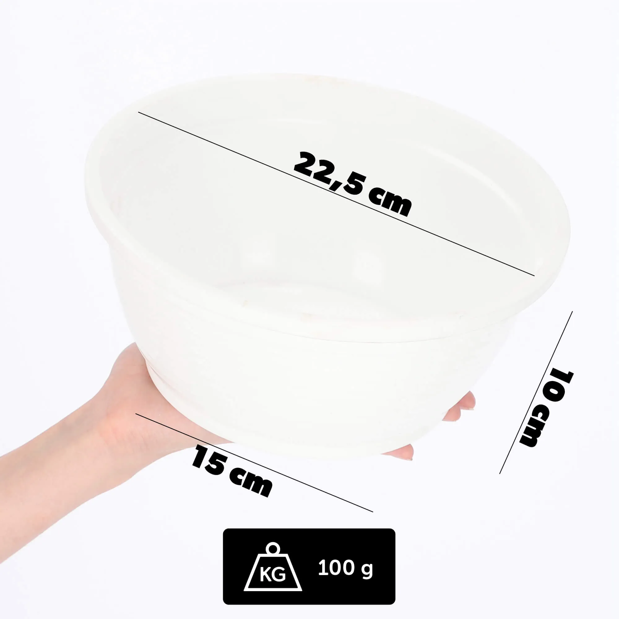 Verna kapinių gėlių dubuo 22 x 10 cm