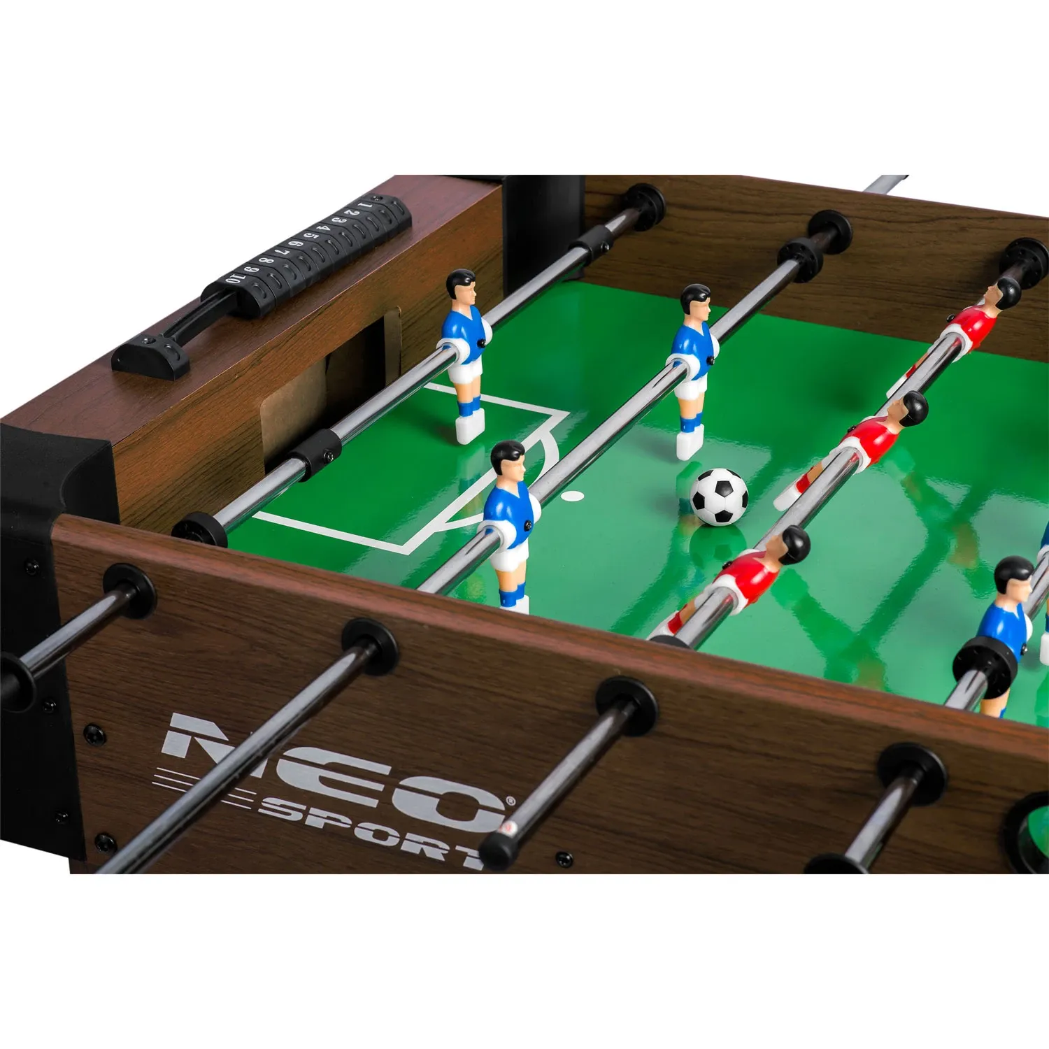 „Neosport“ stalo futbolo stalas, 118 x 61 x 79 cm, NS-804, tamsiai rudas - nuotrauka 1
