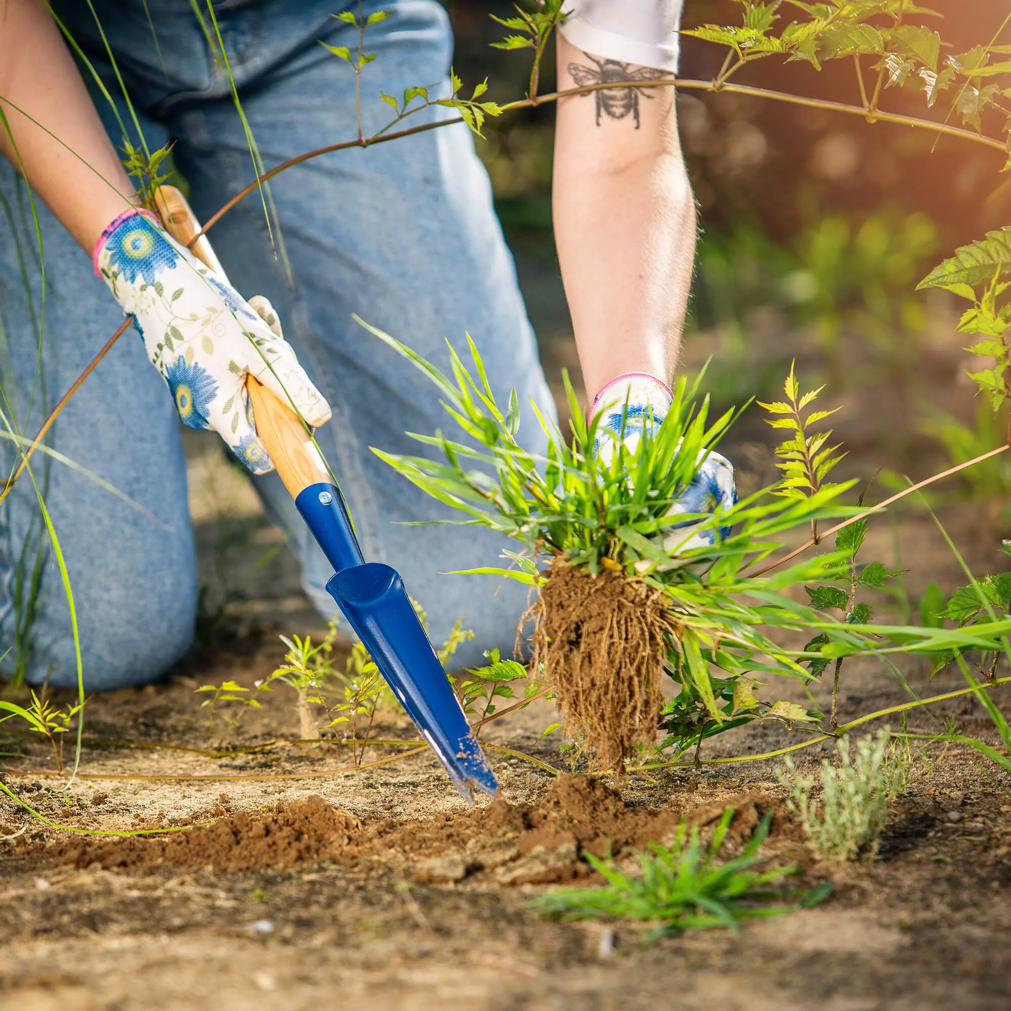 Piktžolių raviklis 5 x 50 cm, mėlynas