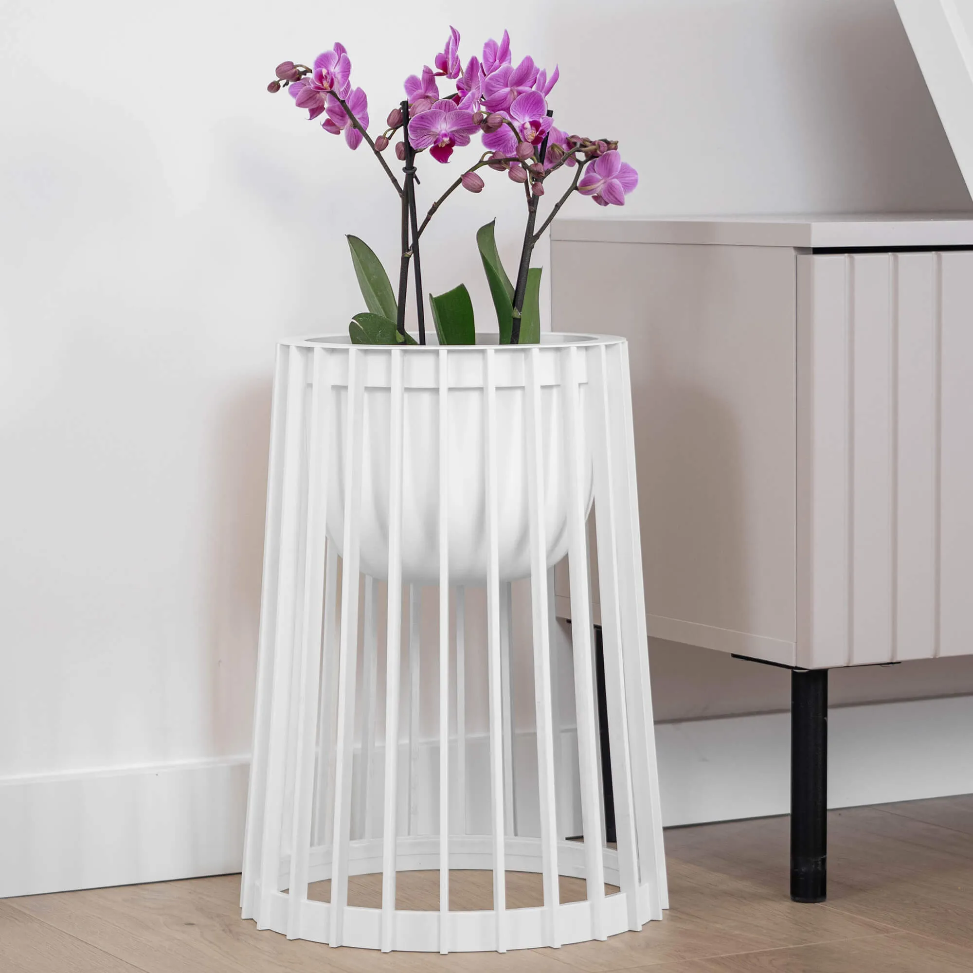 Aytre gėlių lysvės įdėklas 24 cm baltas