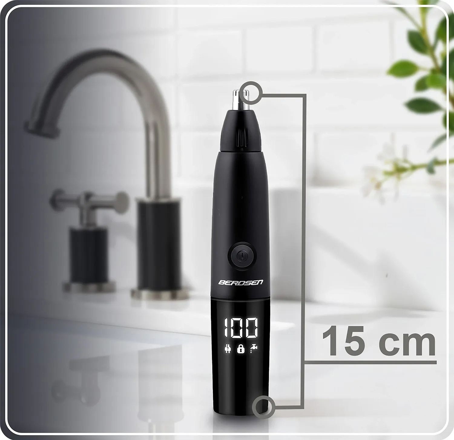 „Berdsen BD-269“ nosies ir ausų kirpimo mašina, juoda - nuotrauka 1