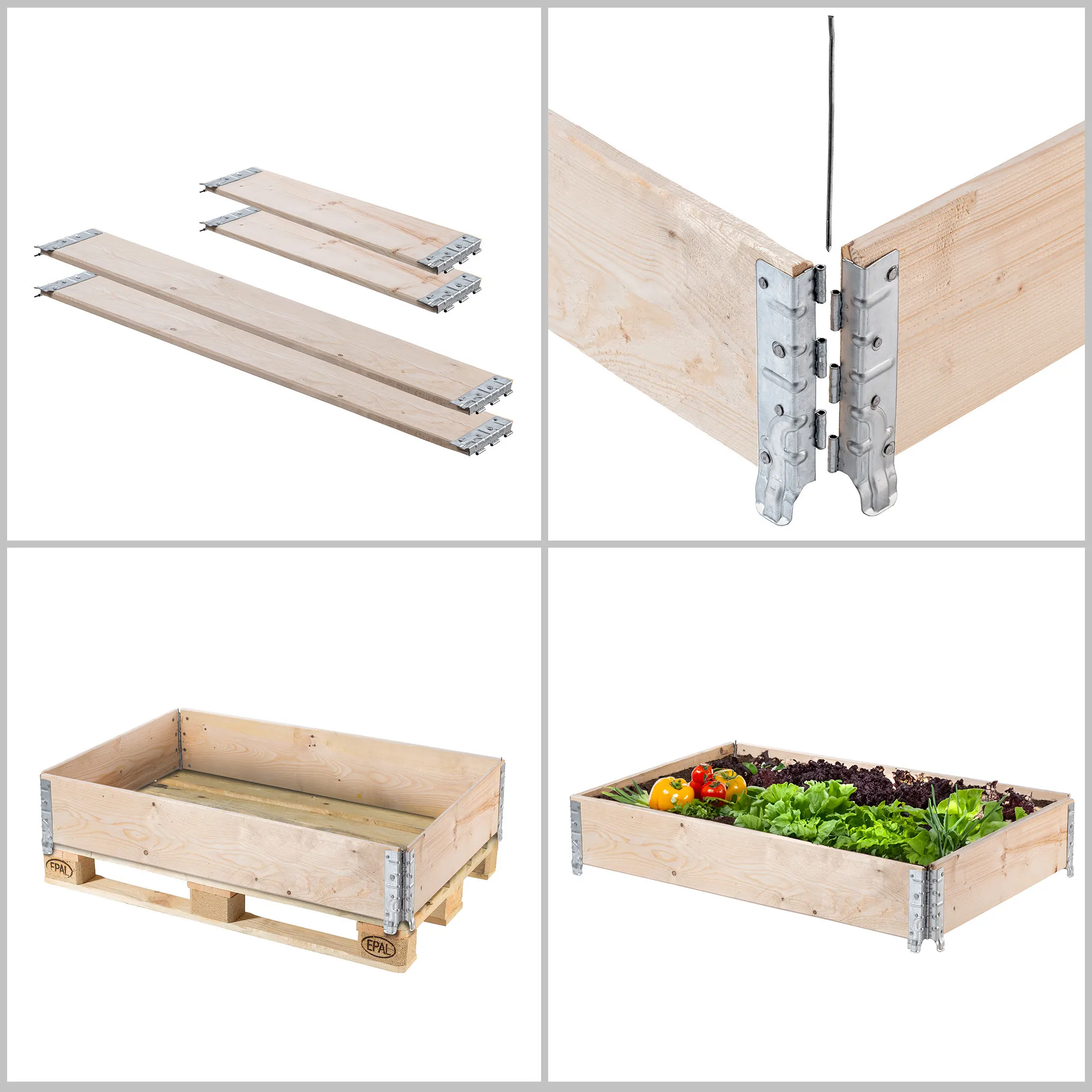 Banari sodo krašto padėklo prailginimas, 2 vnt., 120x80x20cm