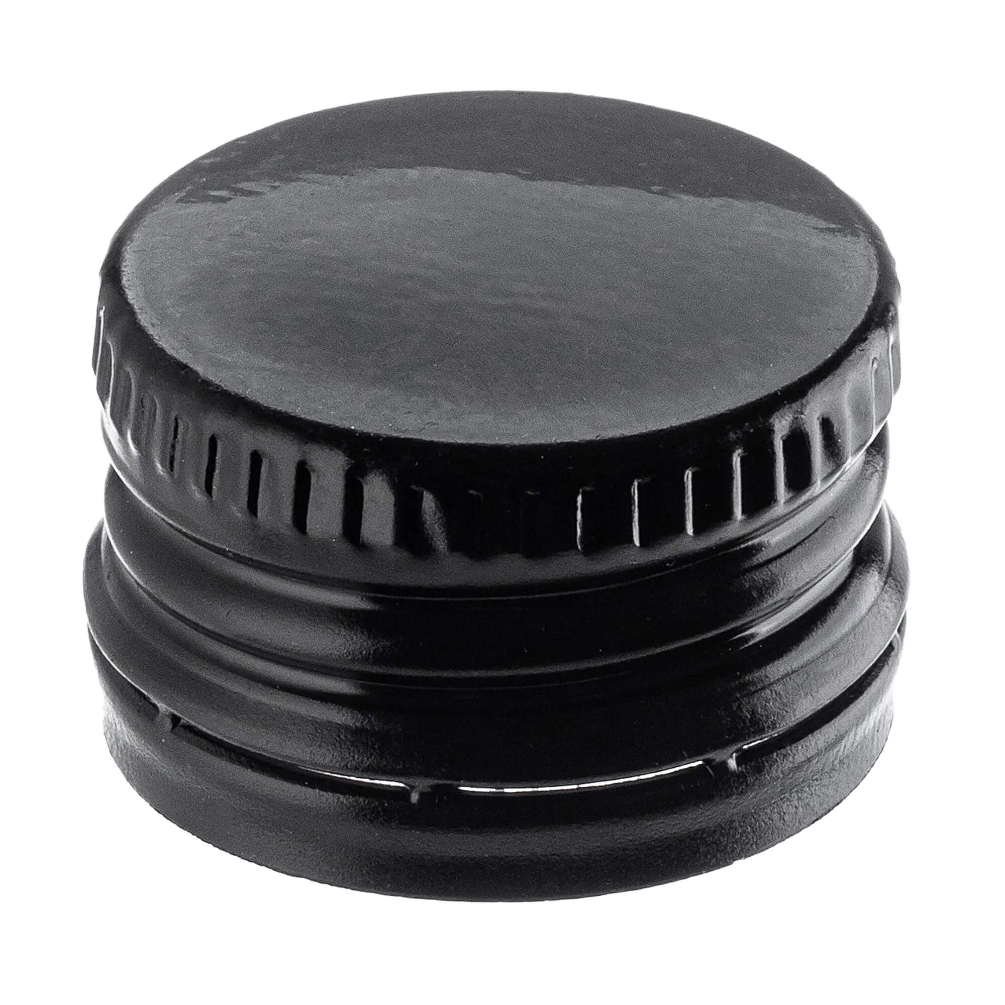 Annot aliumininiai butelių kamšteliai, 28 mm skersmens, juodi, 10 vnt.