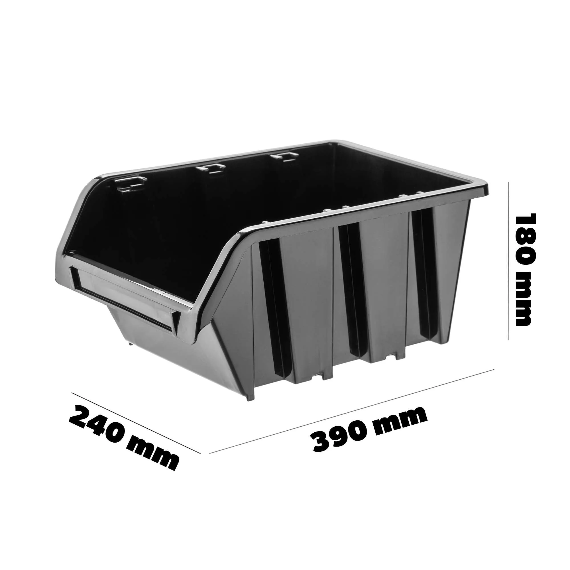 Viken dirbtuvių padėklas 39x24cm, juodas