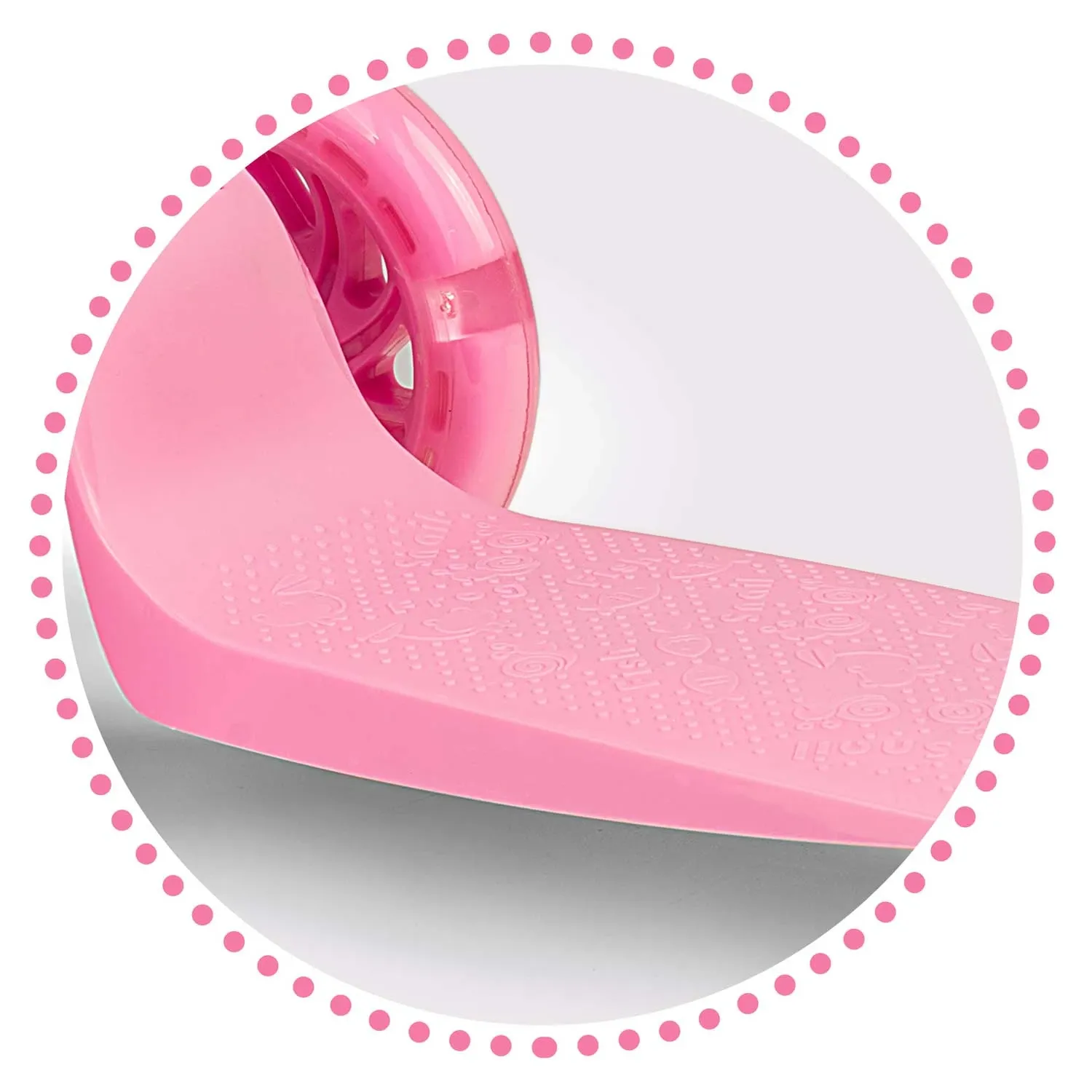 „Ricokids Loco“ triratis paspirtukas – rožinis - nuotrauka 1