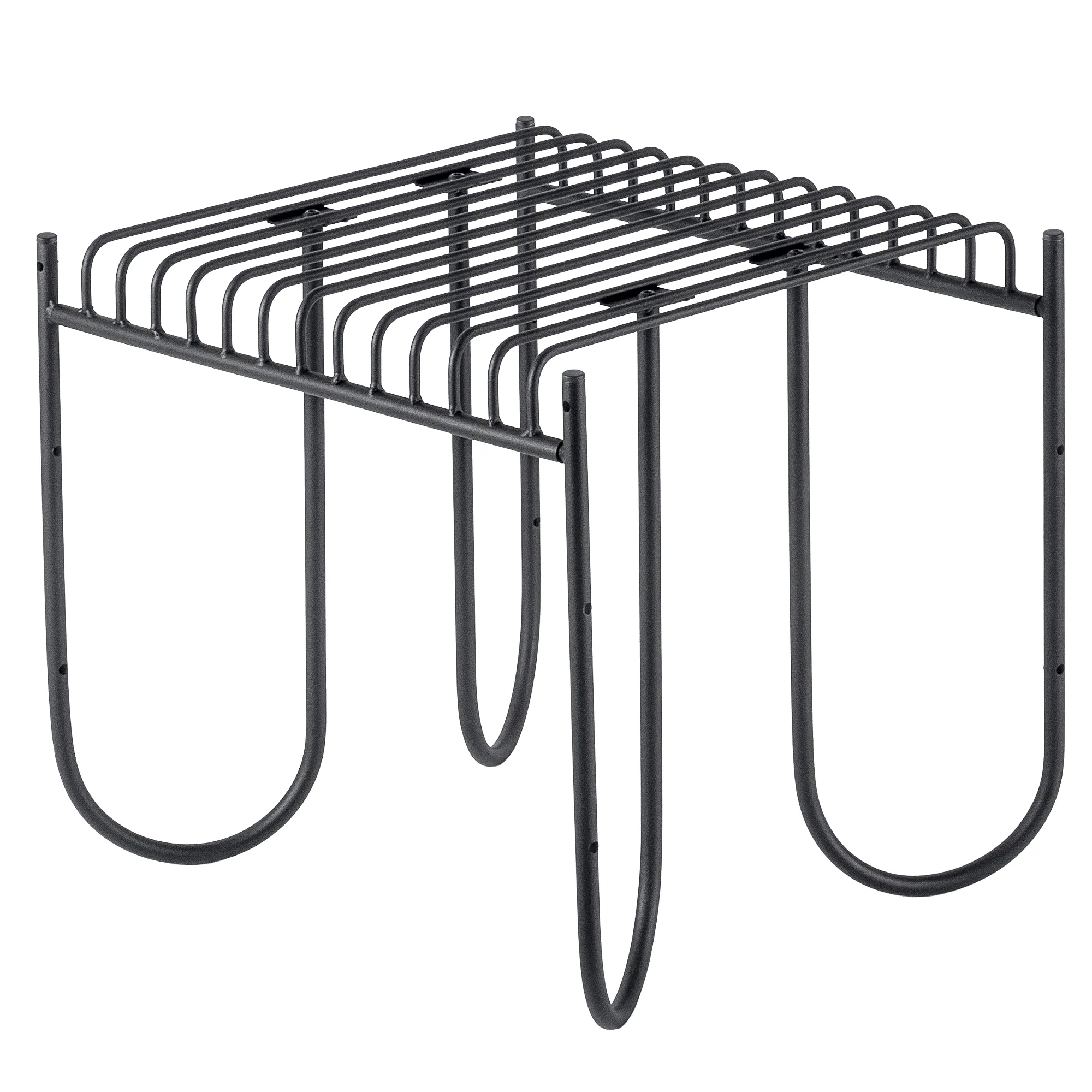 Ruste sodo suolas 50 x 45 cm, juodas