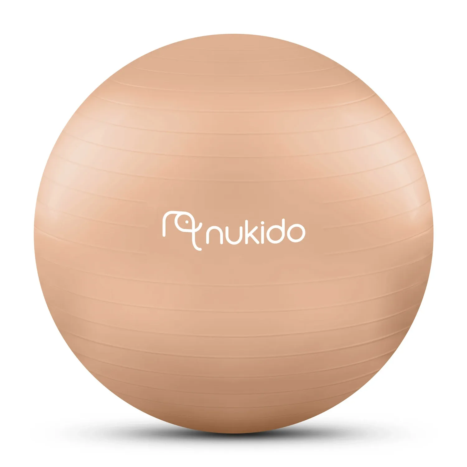 Nėščiųjų aerobikos kamuolys 65 cm NS-951 smėlio spalvos - nuotrauka 1